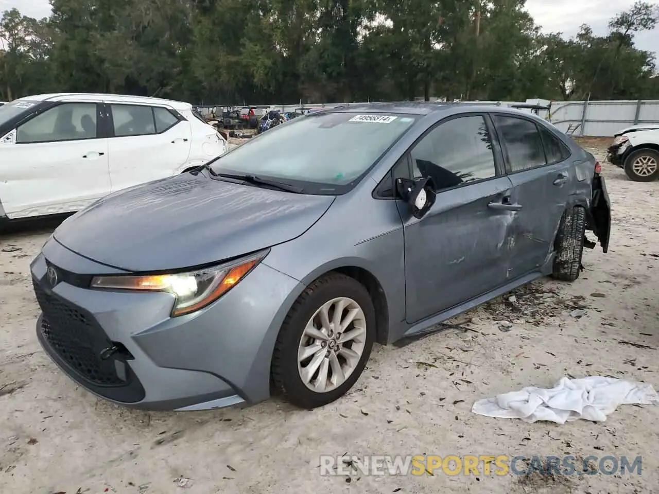 1 Photograph of a damaged car JTDVPMAE3NJ206997 TOYOTA COROLLA 2022