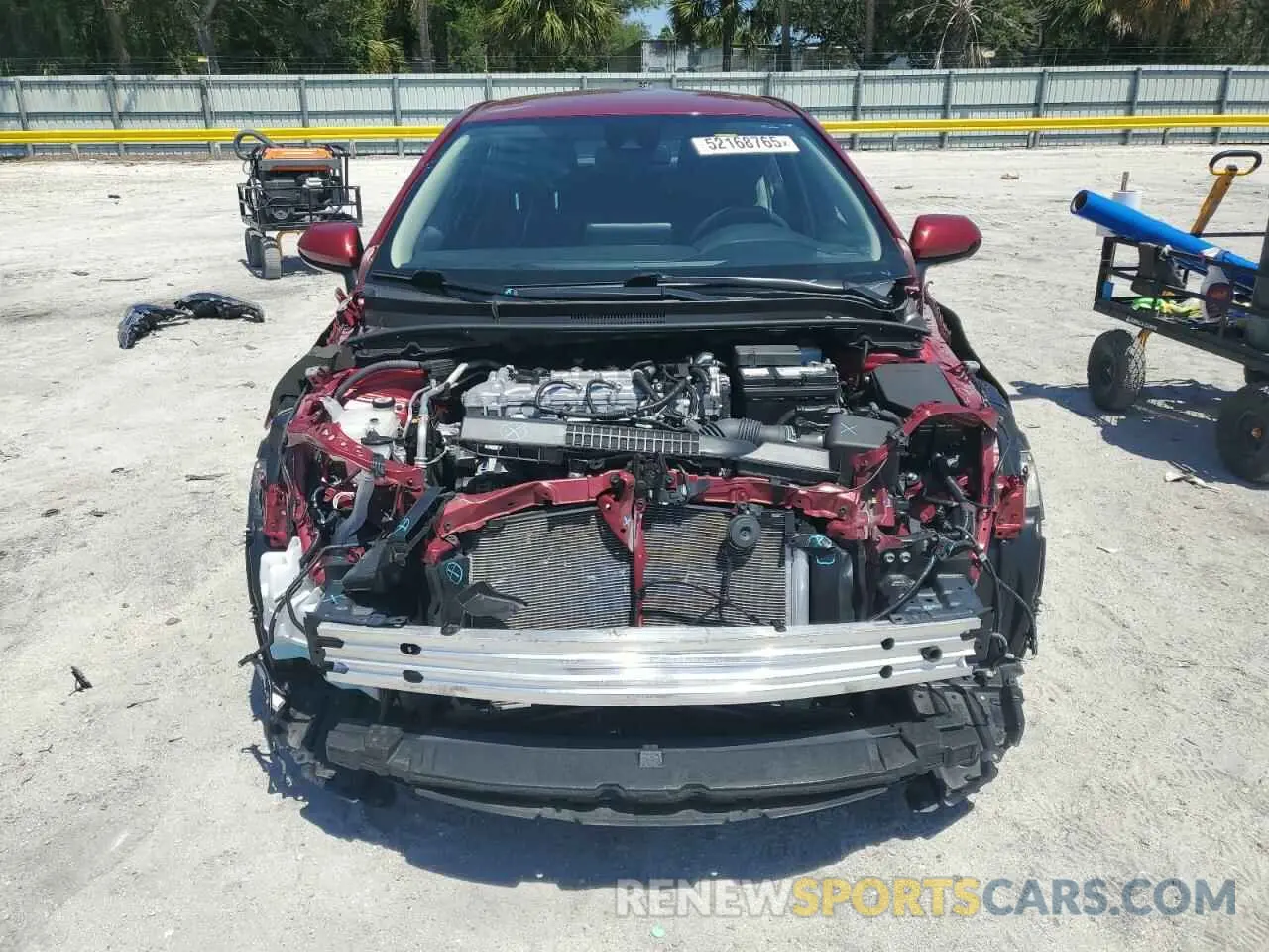 5 Photograph of a damaged car JTDVPMAE4NJ221959 TOYOTA COROLLA 2022