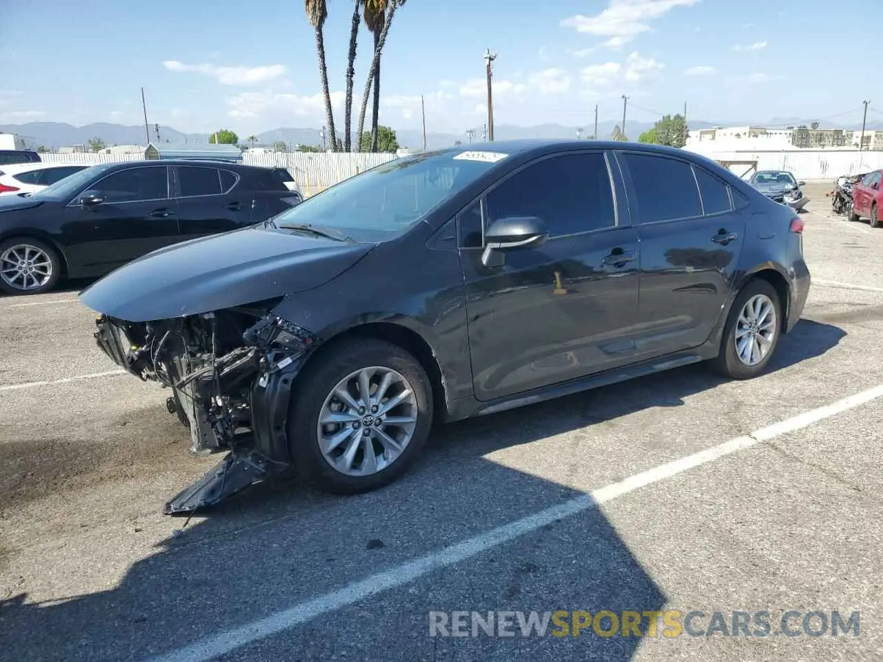 1 Photograph of a damaged car JTDVPMAE4NJ225607 TOYOTA COROLLA 2022