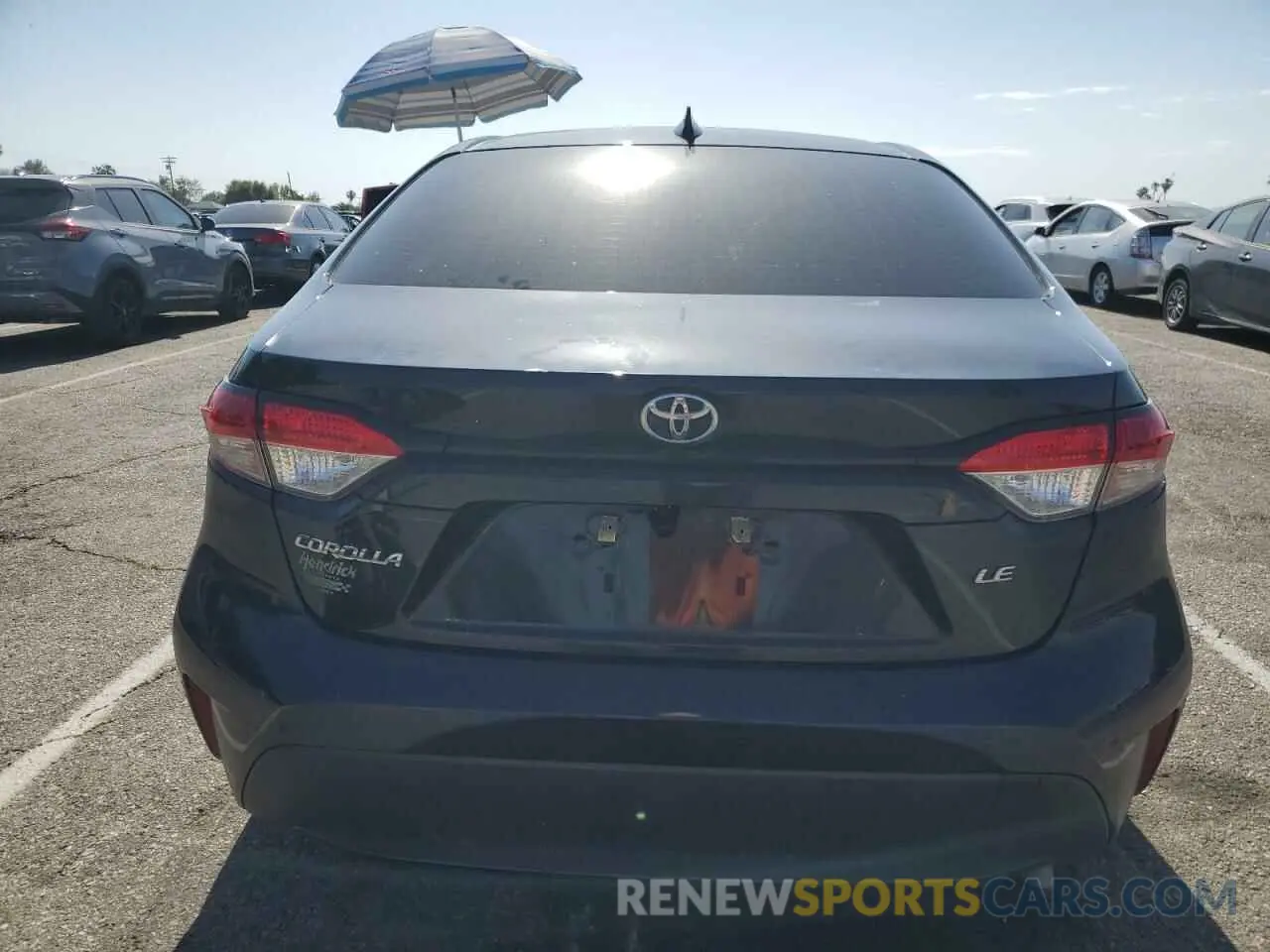 6 Photograph of a damaged car JTDVPMAE4NJ225607 TOYOTA COROLLA 2022