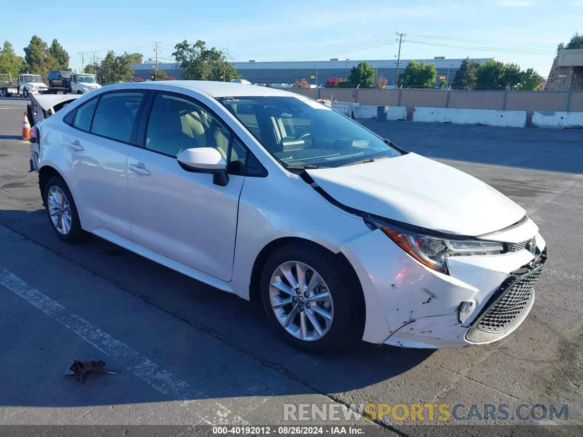 1 Photograph of a damaged car JTDVPMAE6N3030984 TOYOTA COROLLA 2022