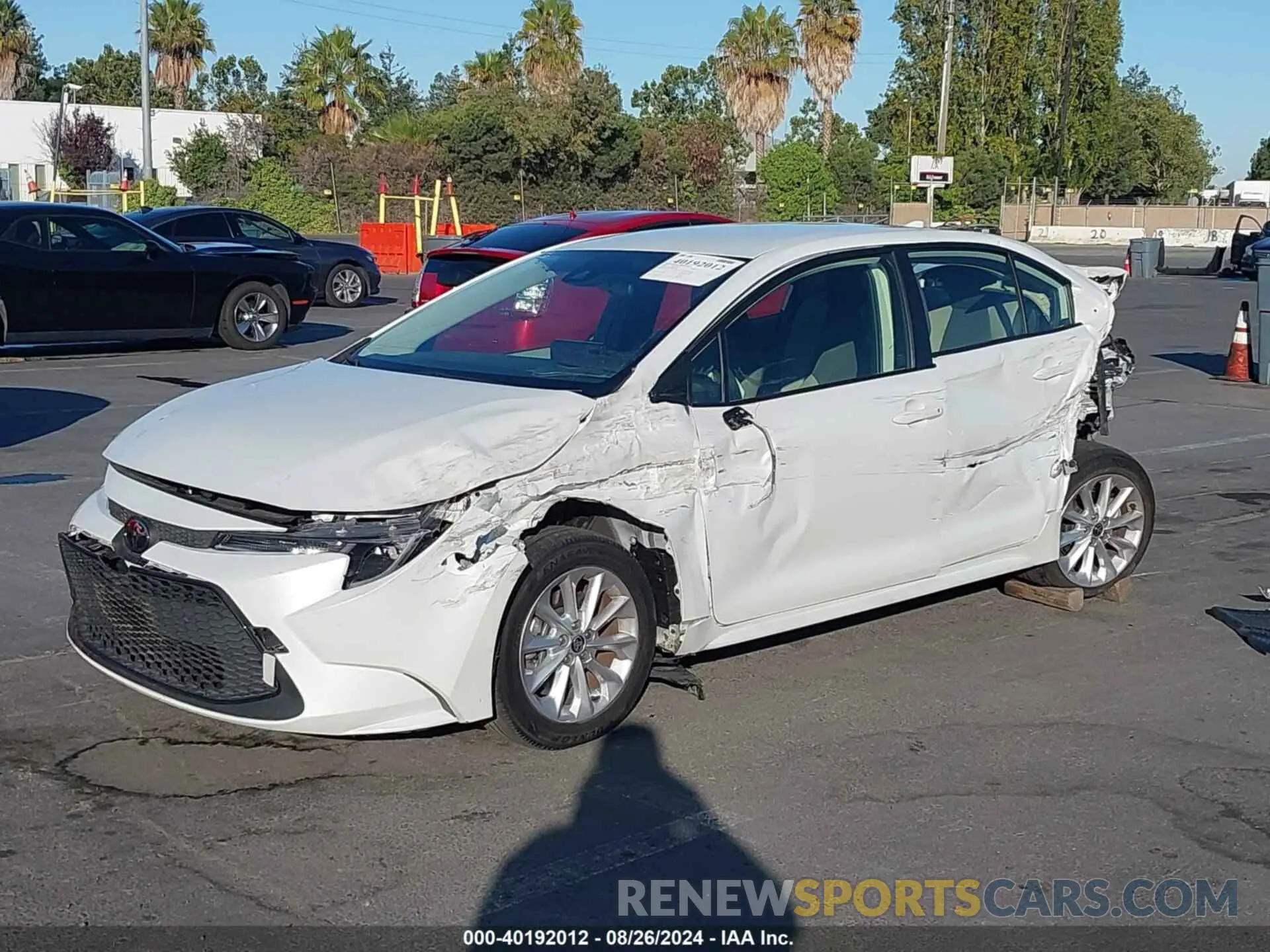 2 Photograph of a damaged car JTDVPMAE6N3030984 TOYOTA COROLLA 2022