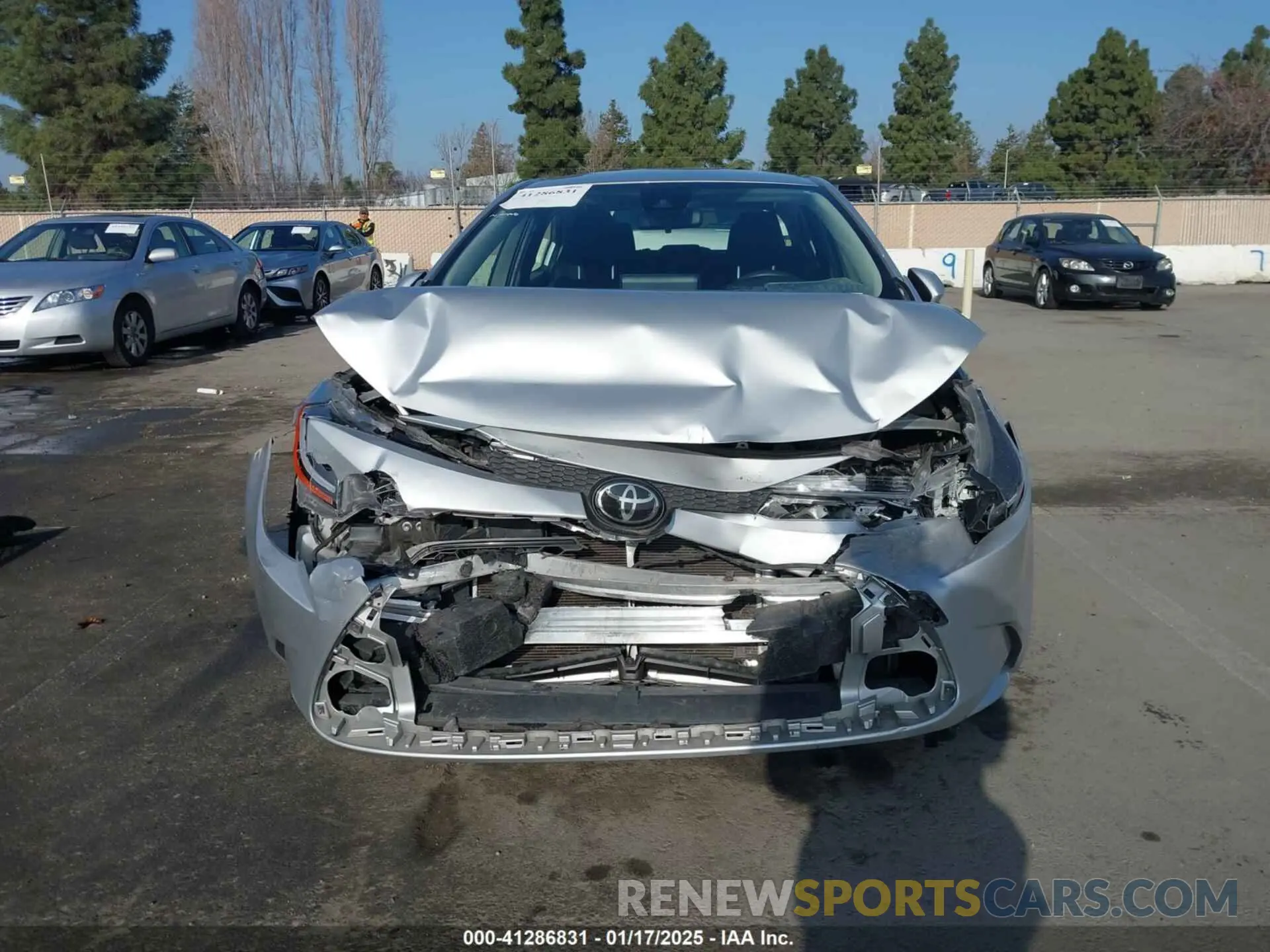 6 Photograph of a damaged car JTDVPMAE7NJ229117 TOYOTA COROLLA 2022