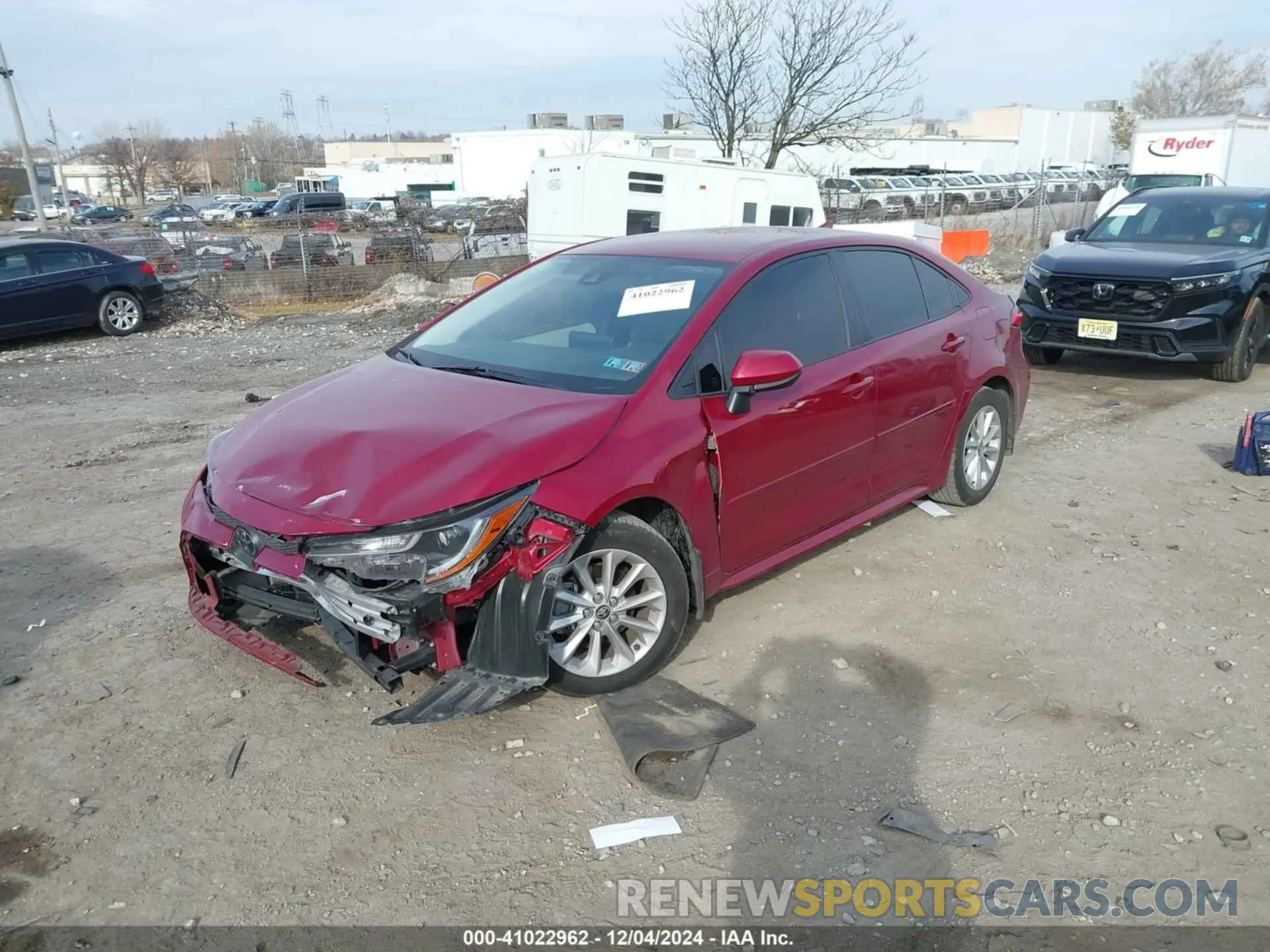 2 Photograph of a damaged car JTDVPMAE8NJ230762 TOYOTA COROLLA 2022