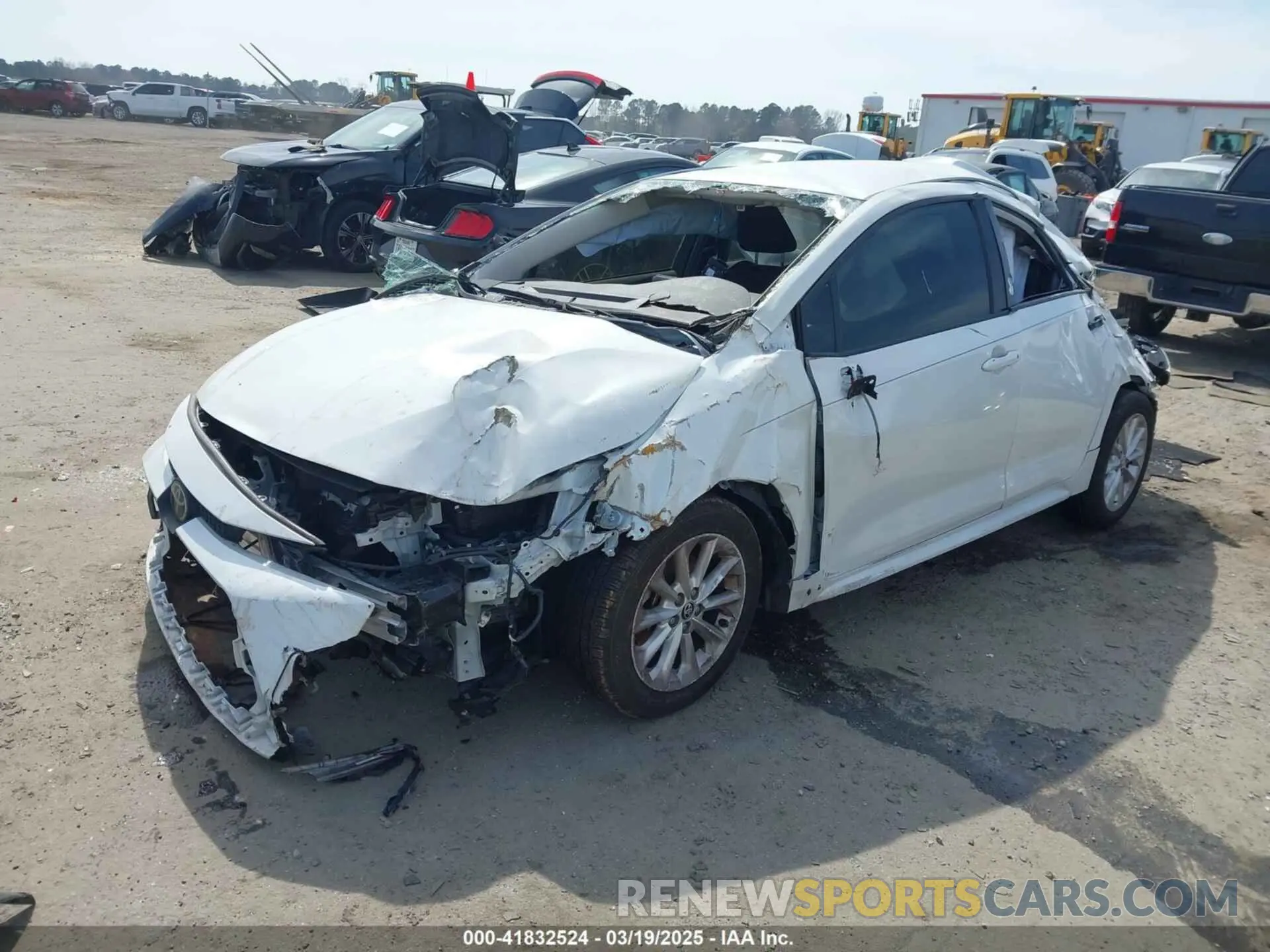 2 Photograph of a damaged car JTDVPMAE9N3015203 TOYOTA COROLLA 2022