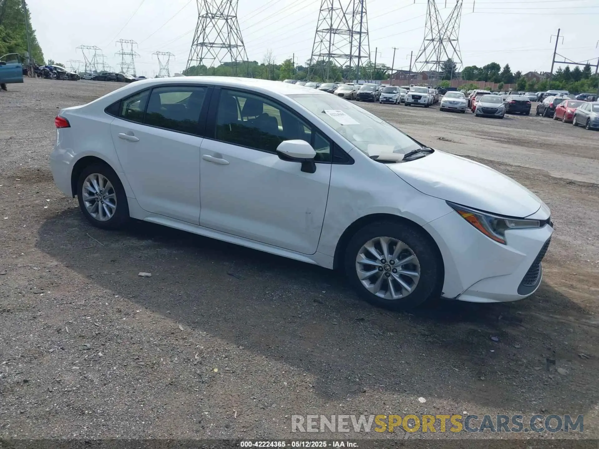 1 Photograph of a damaged car JTDVPMAE9N3030350 TOYOTA COROLLA 2022