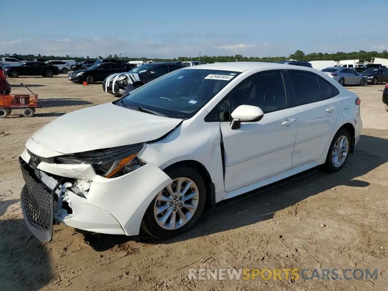 1 Photograph of a damaged car JTDVPMAE9NJ209015 TOYOTA COROLLA 2022