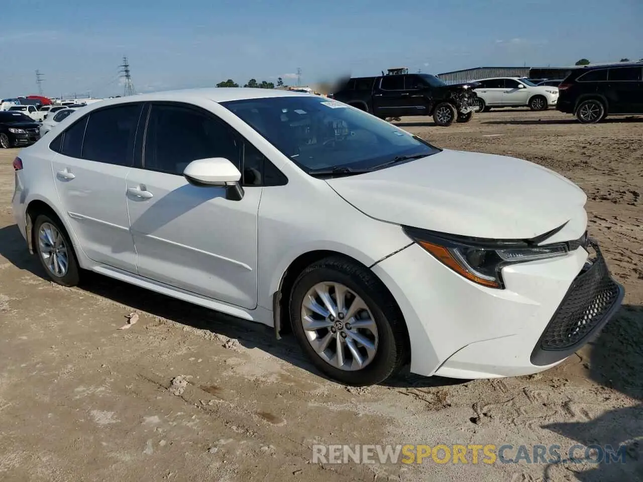 4 Photograph of a damaged car JTDVPMAE9NJ209015 TOYOTA COROLLA 2022