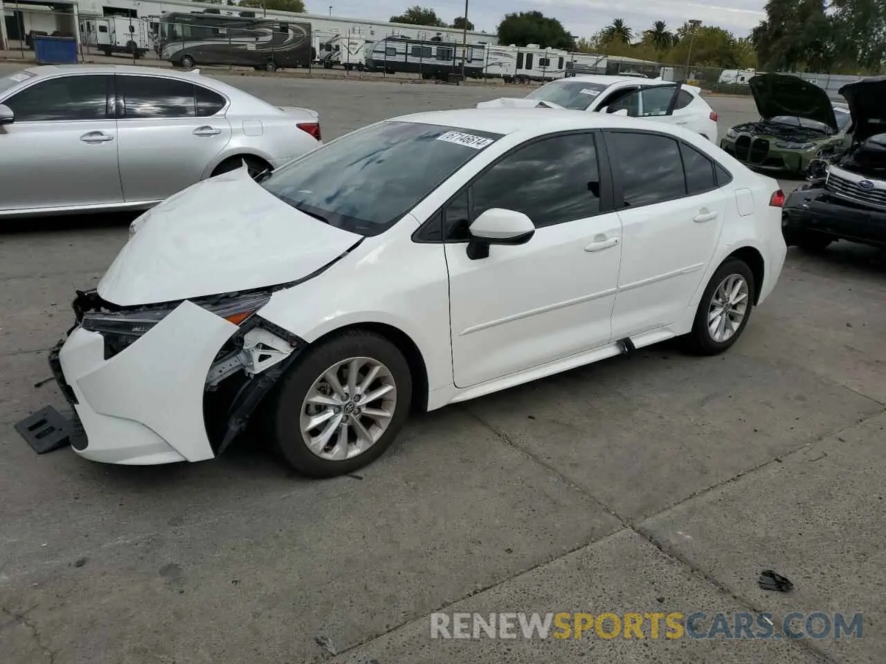 1 Photograph of a damaged car JTDVPMAEXN3032060 TOYOTA COROLLA 2022