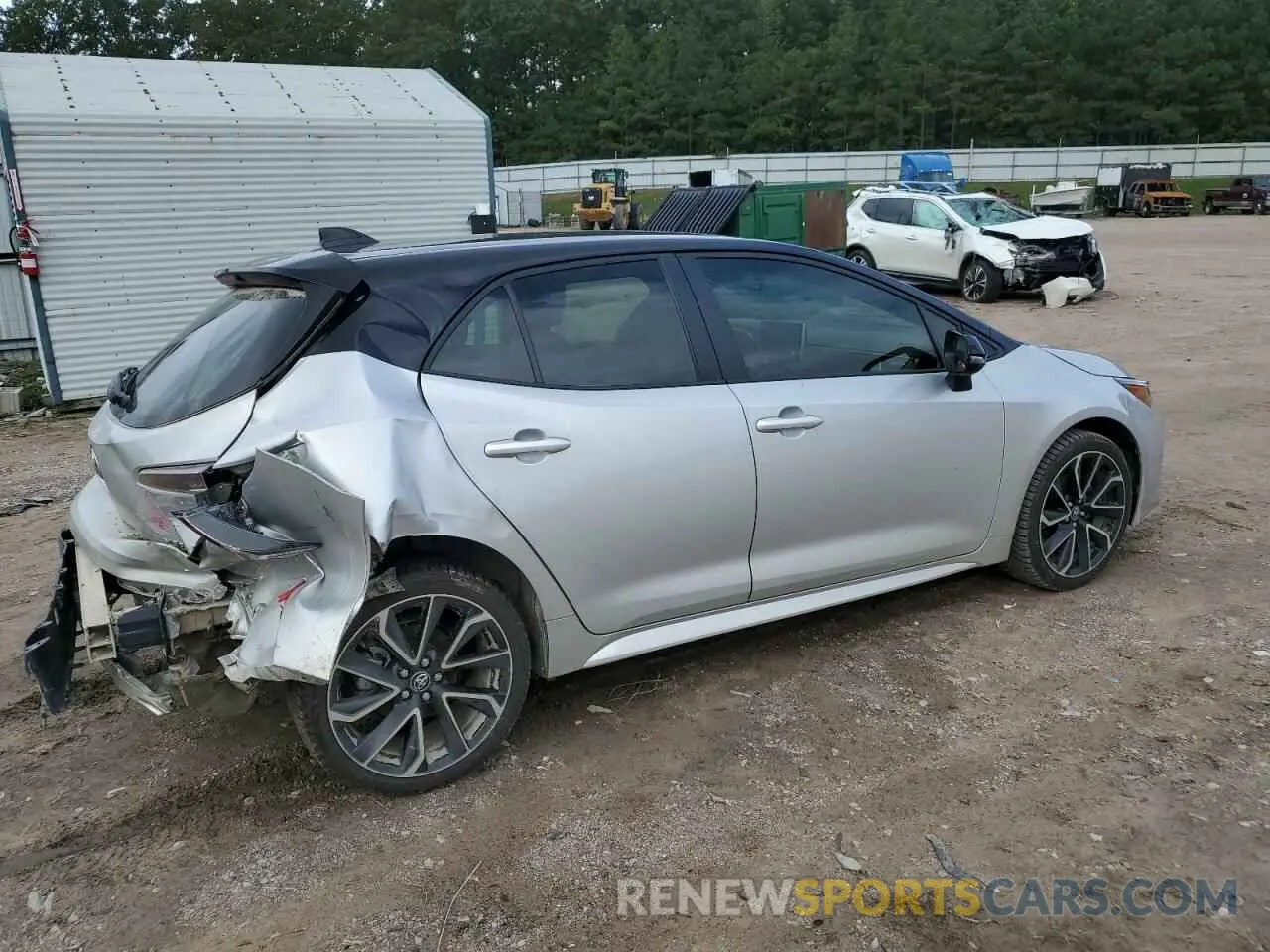 3 Photograph of a damaged car JTNA4MBE4N3189794 TOYOTA COROLLA 2022