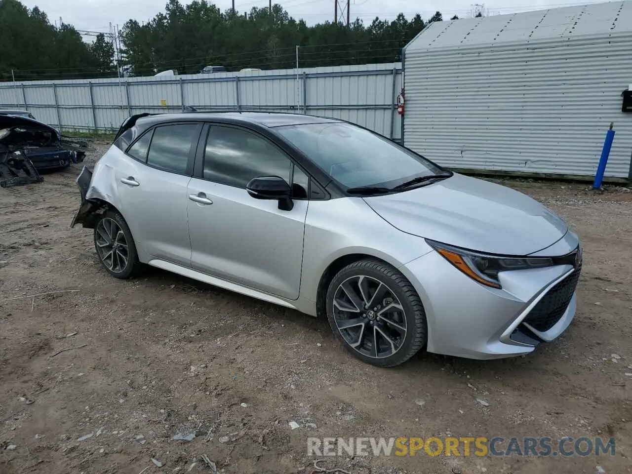 4 Photograph of a damaged car JTNA4MBE4N3189794 TOYOTA COROLLA 2022