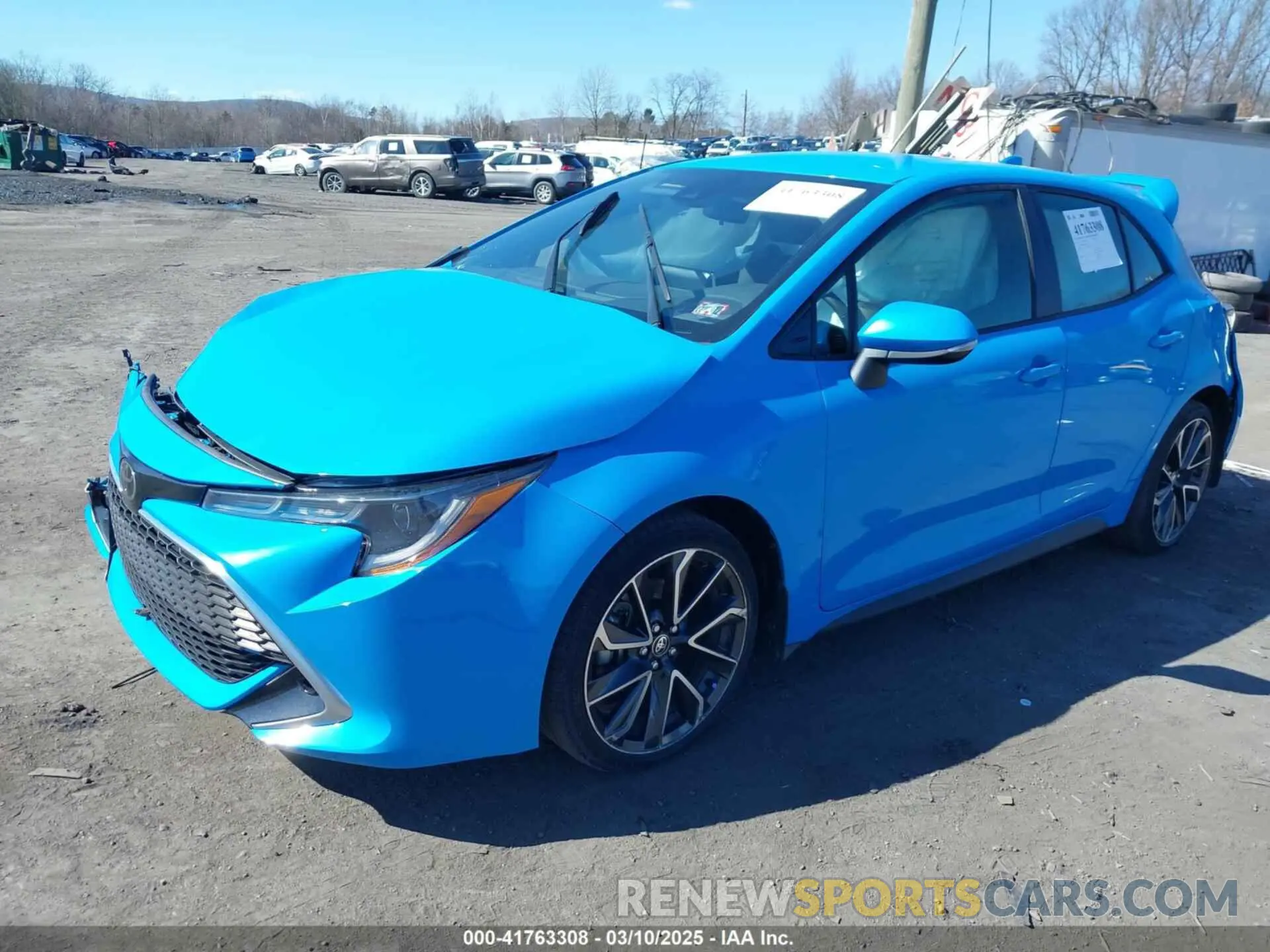 2 Photograph of a damaged car JTNA4MBE9N3186812 TOYOTA COROLLA 2022