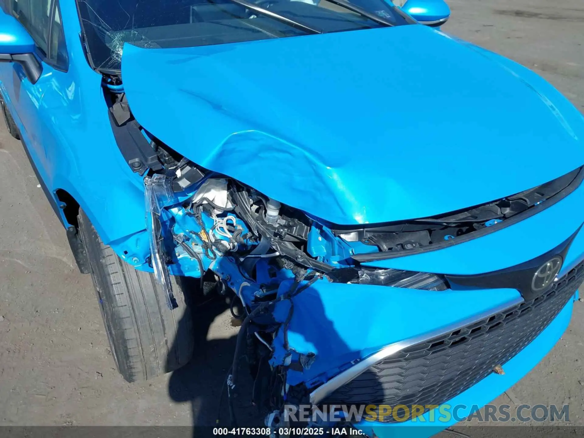 6 Photograph of a damaged car JTNA4MBE9N3186812 TOYOTA COROLLA 2022