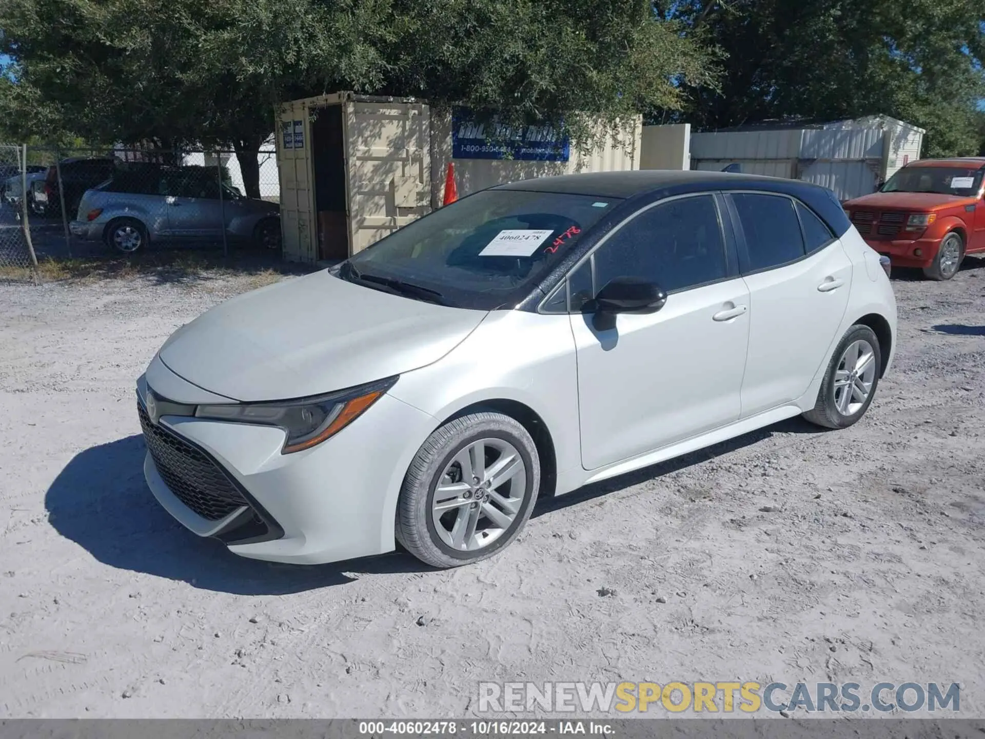 2 Photograph of a damaged car JTNB4MBE0N3172236 TOYOTA COROLLA 2022