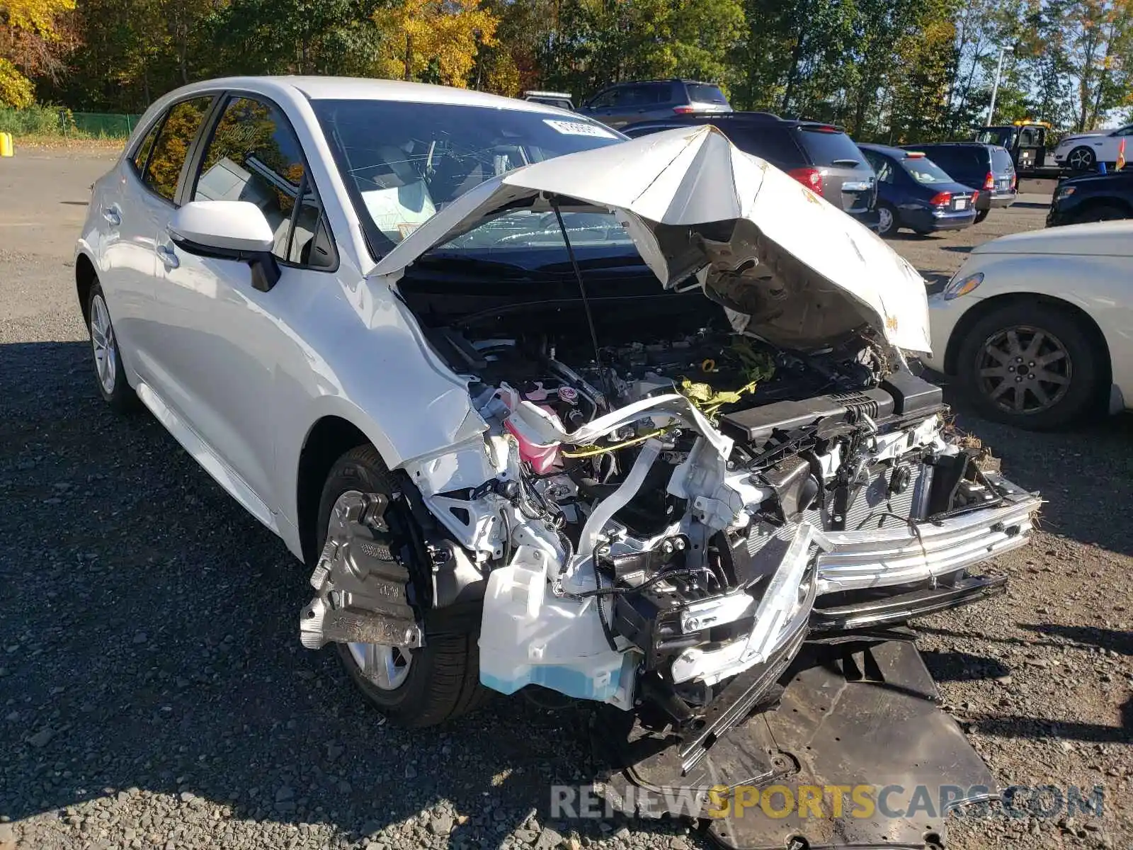 1 Photograph of a damaged car JTNB4MBE7N3154056 TOYOTA COROLLA 2022