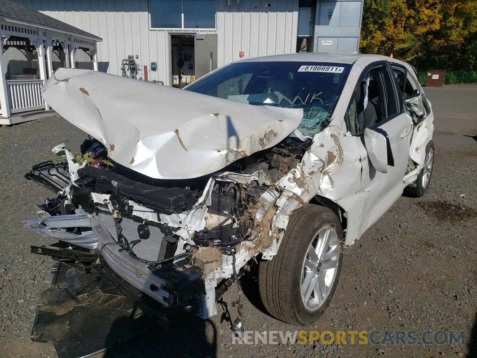 2 Photograph of a damaged car JTNB4MBE7N3154056 TOYOTA COROLLA 2022