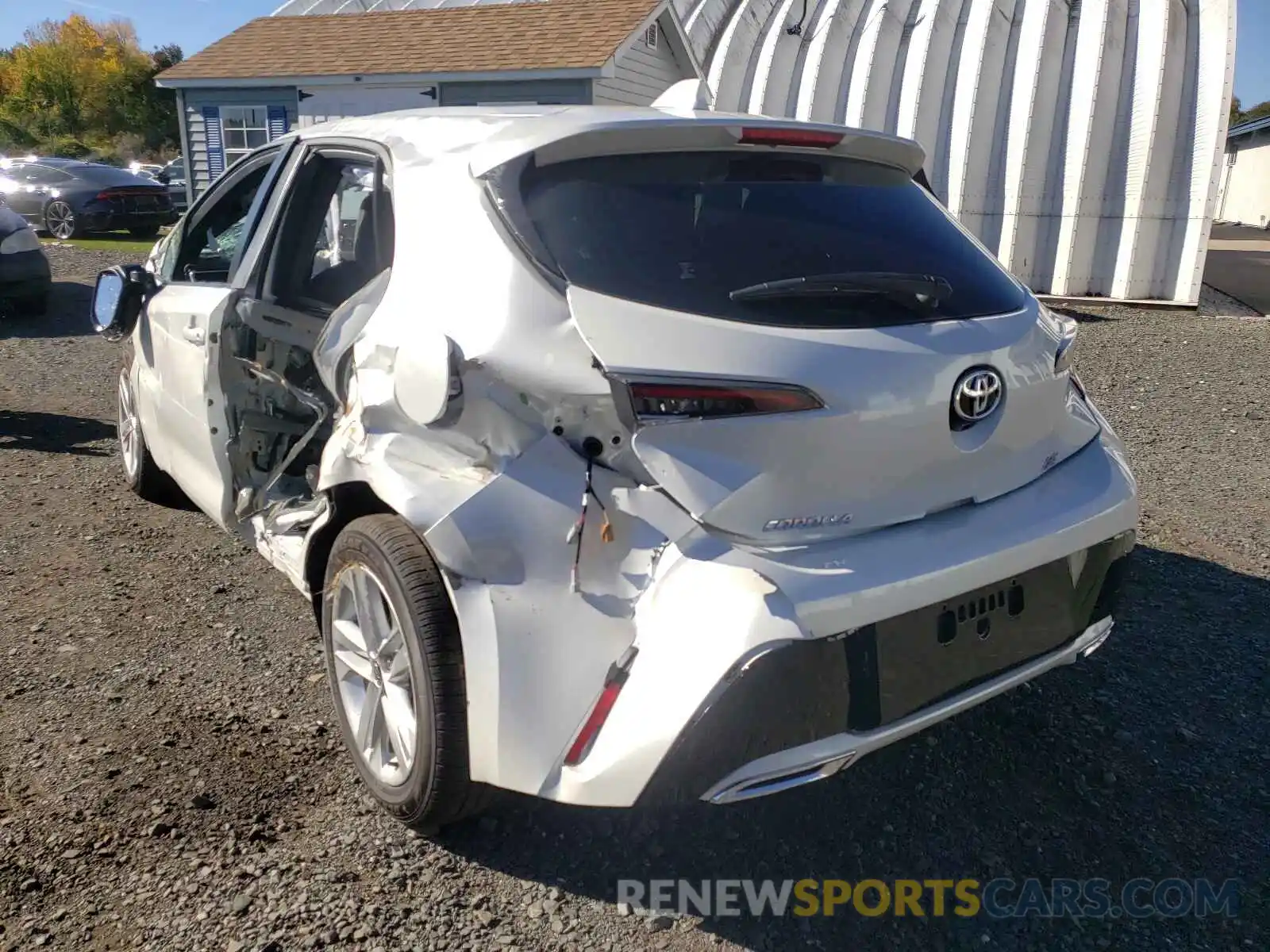 3 Photograph of a damaged car JTNB4MBE7N3154056 TOYOTA COROLLA 2022