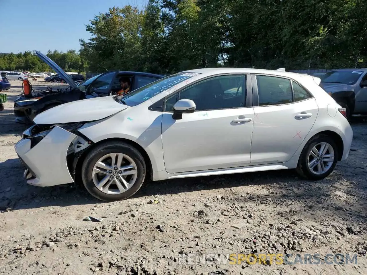 1 Photograph of a damaged car JTNB4MBE7N3177966 TOYOTA COROLLA 2022