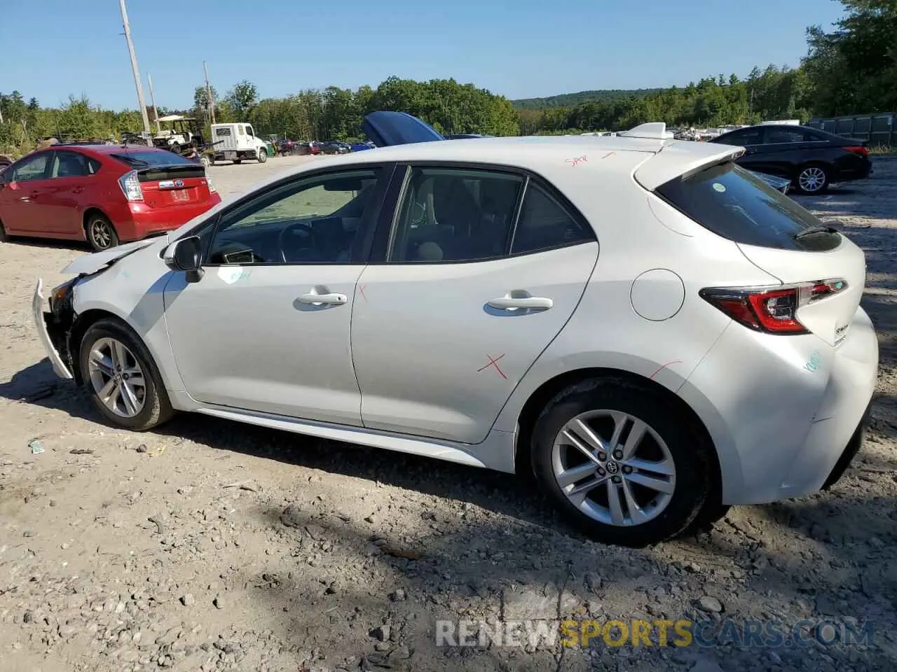 2 Photograph of a damaged car JTNB4MBE7N3177966 TOYOTA COROLLA 2022