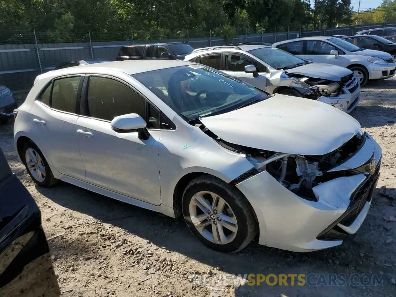 4 Photograph of a damaged car JTNB4MBE7N3177966 TOYOTA COROLLA 2022