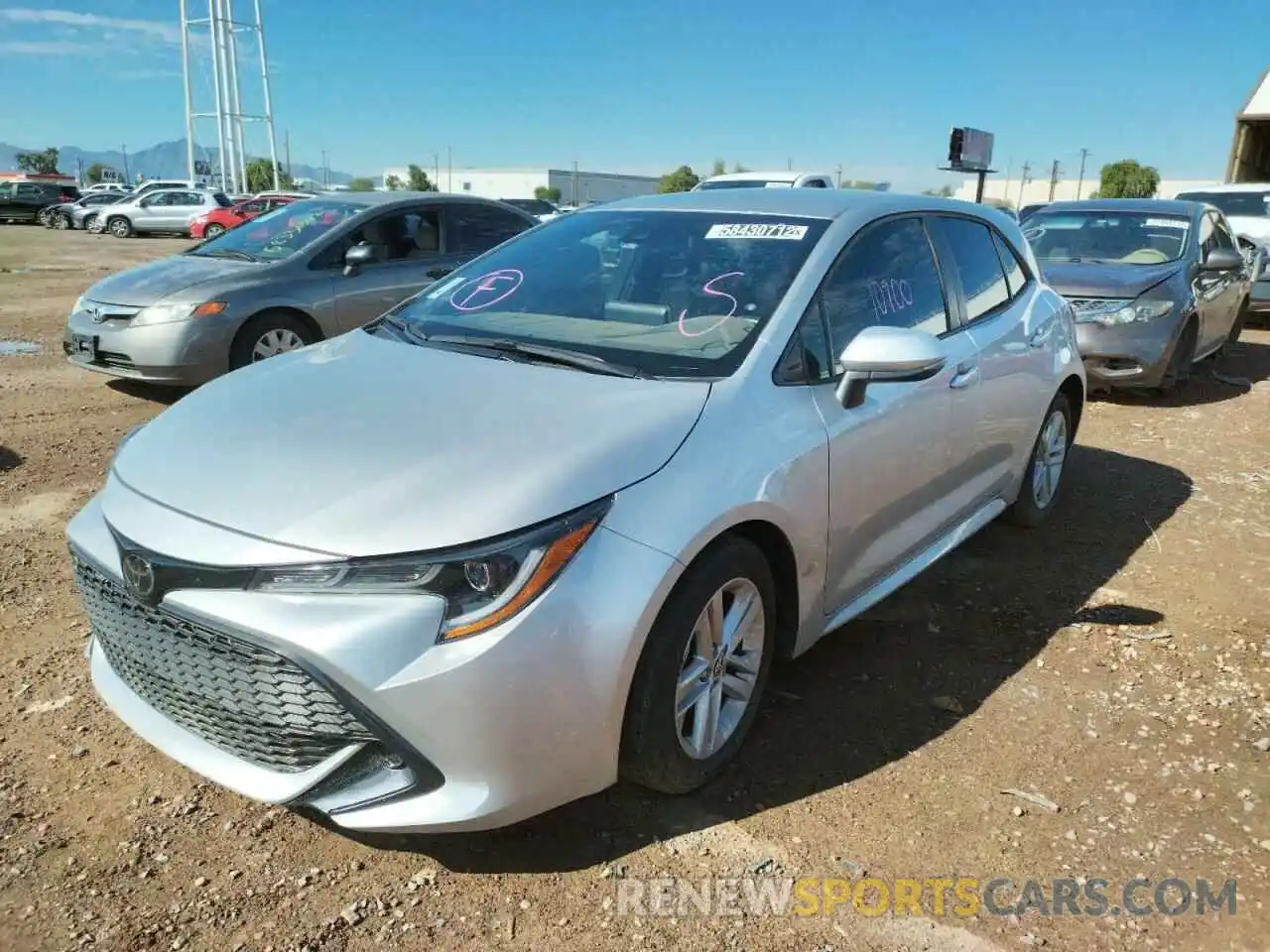 2 Photograph of a damaged car JTNB4MBEXN3150311 TOYOTA COROLLA 2022