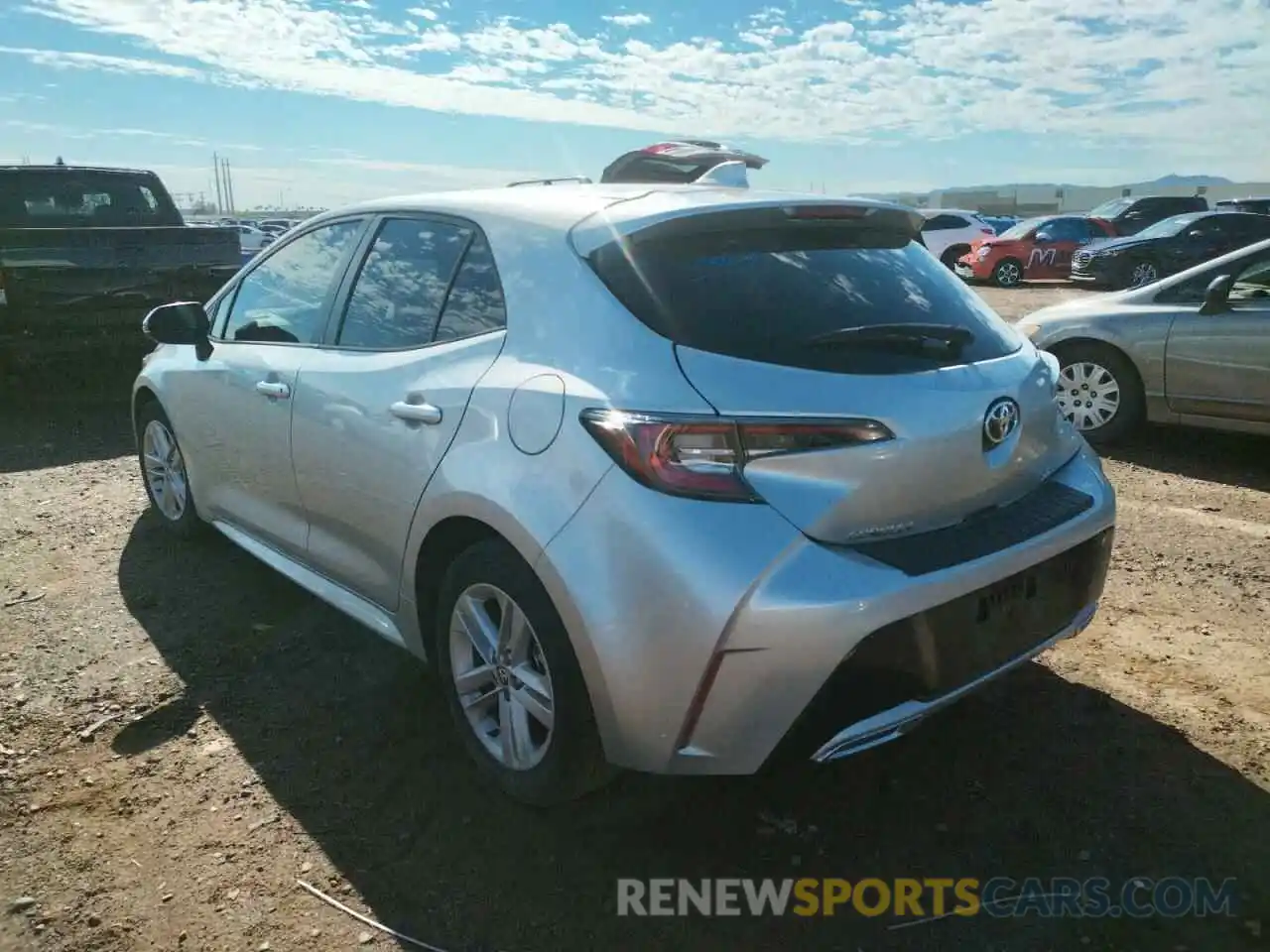 3 Photograph of a damaged car JTNB4MBEXN3150311 TOYOTA COROLLA 2022