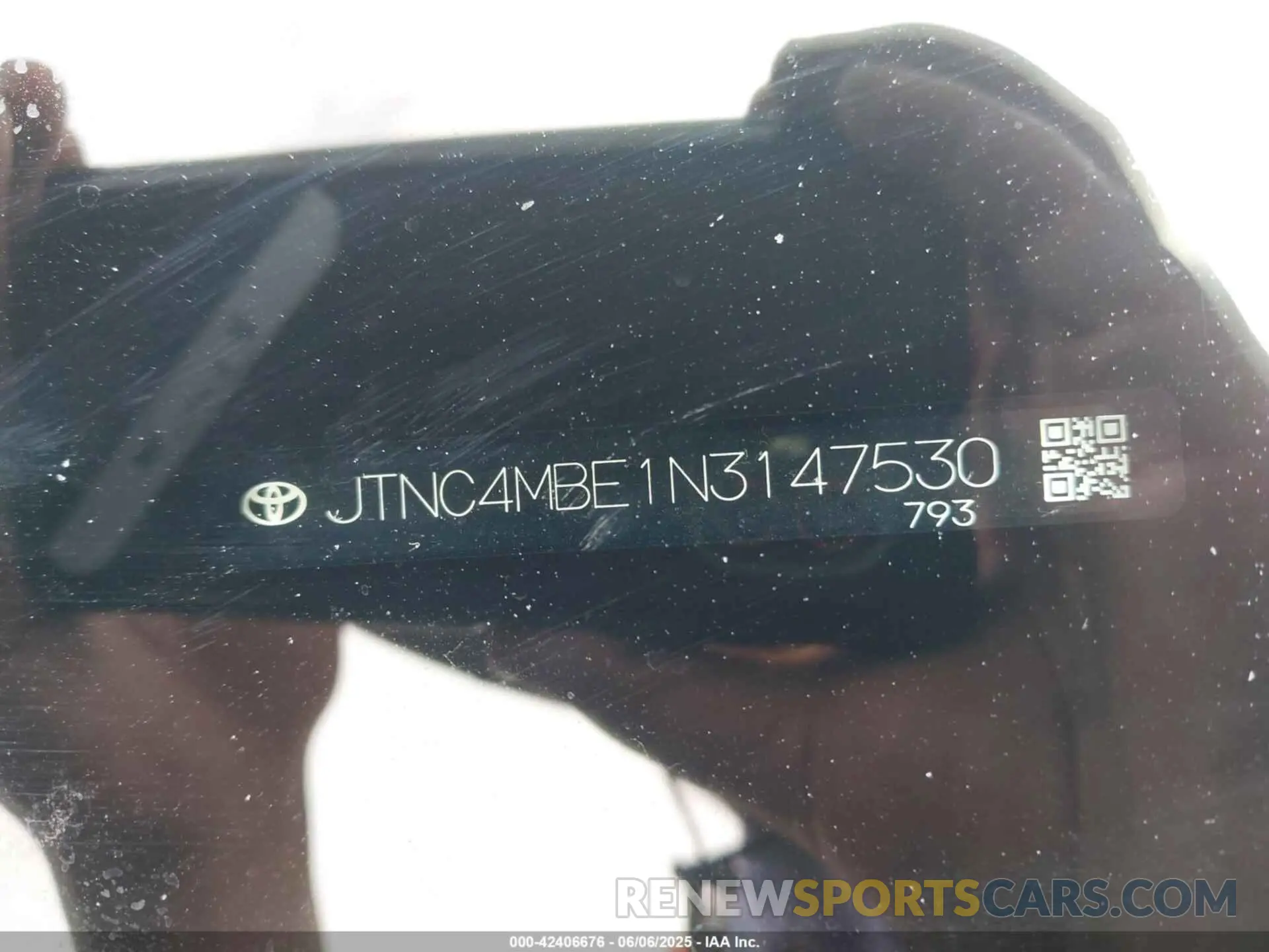 9 Photograph of a damaged car JTNC4MBE1N3147530 TOYOTA COROLLA 2022