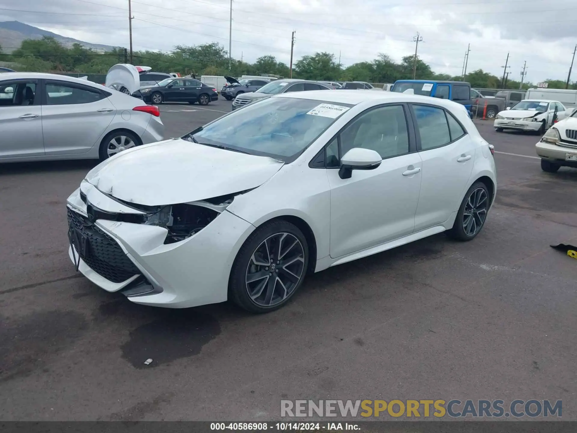 2 Photograph of a damaged car JTNC4MBE2N3158150 TOYOTA COROLLA 2022