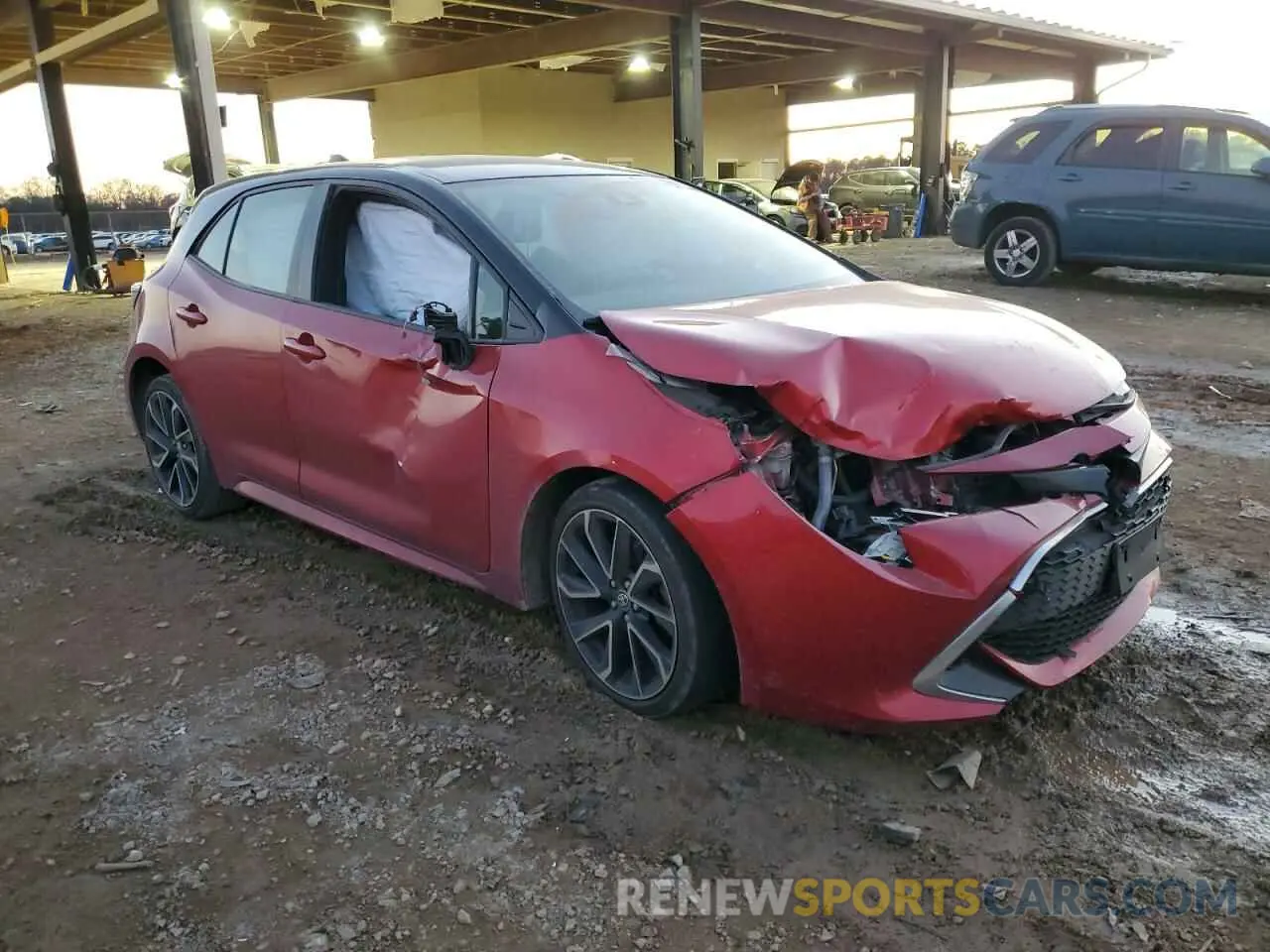 4 Photograph of a damaged car JTNC4MBE3N3187107 TOYOTA COROLLA 2022