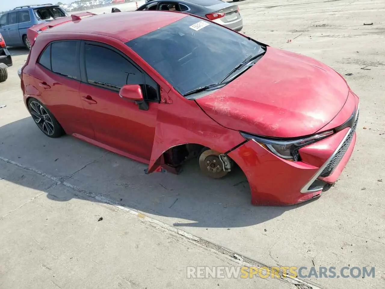 4 Photograph of a damaged car JTNC4MBEXN3182633 TOYOTA COROLLA 2022
