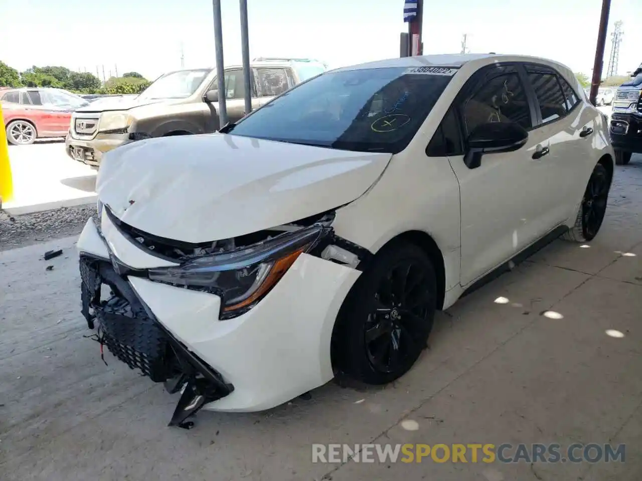 2 Photograph of a damaged car JTND4MBE0N3163688 TOYOTA COROLLA 2022