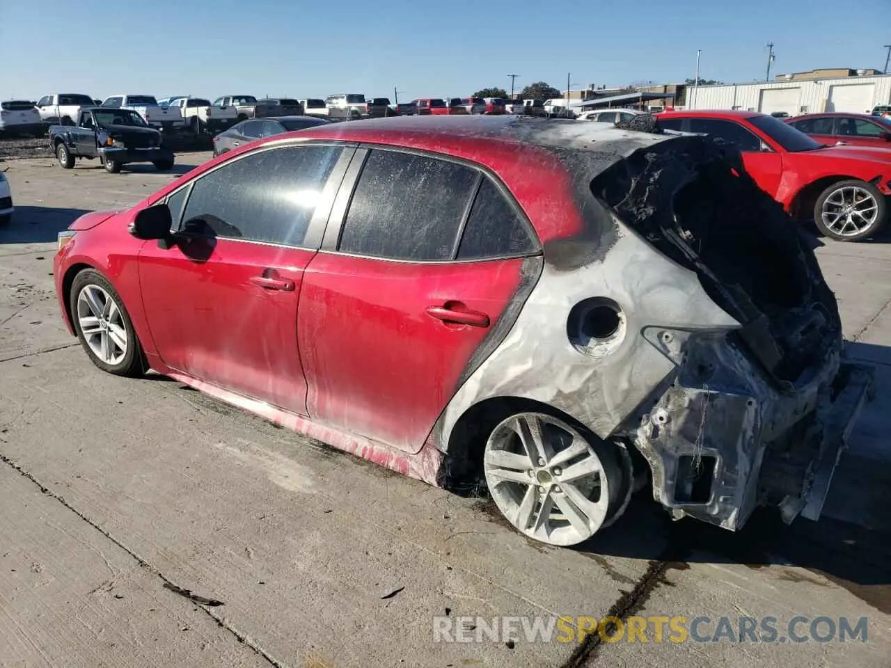 2 Photograph of a damaged car JTND4MBE0N3177333 TOYOTA COROLLA 2022