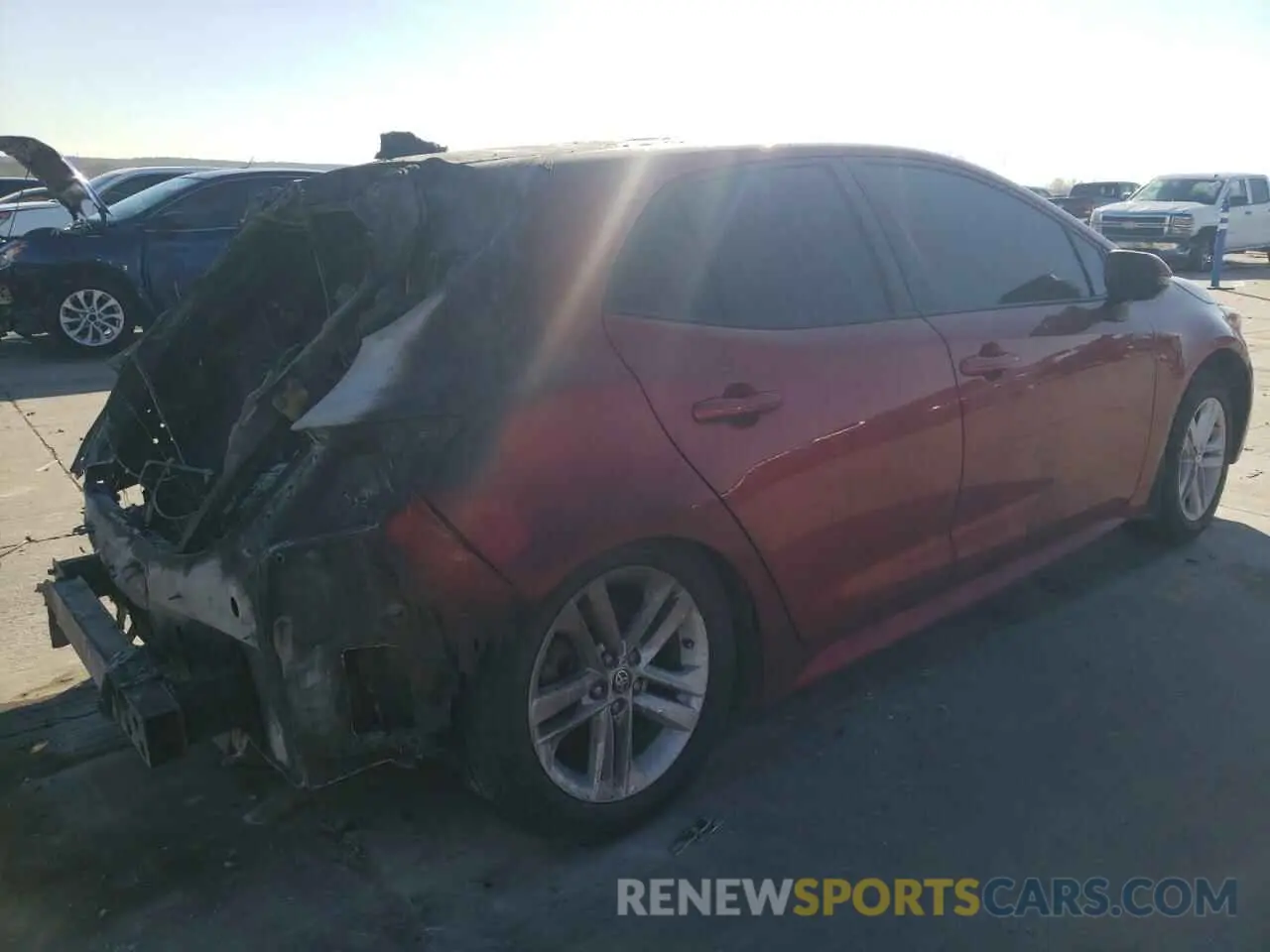 3 Photograph of a damaged car JTND4MBE0N3177333 TOYOTA COROLLA 2022