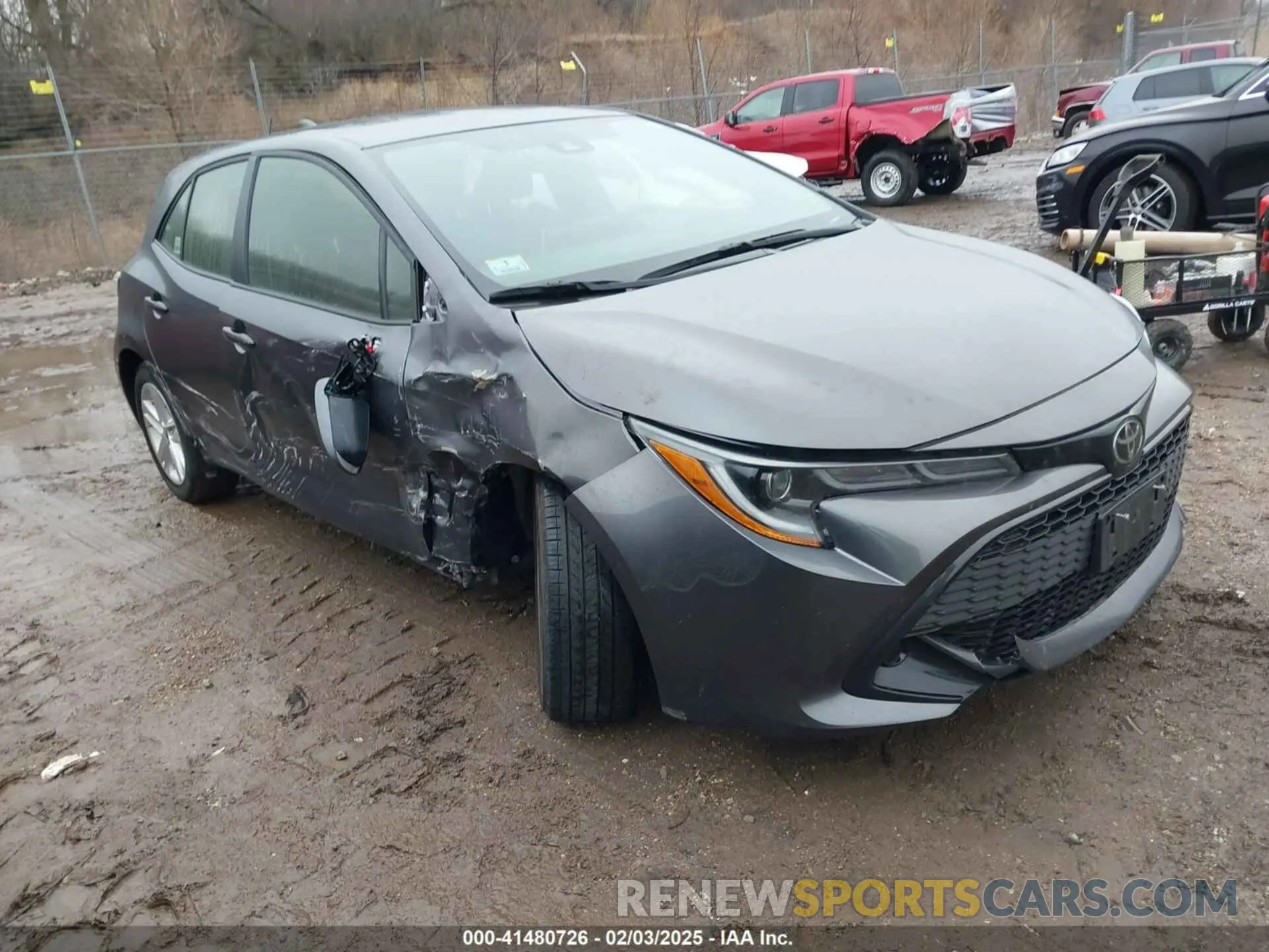 1 Photograph of a damaged car JTND4MBE1N3188051 TOYOTA COROLLA 2022
