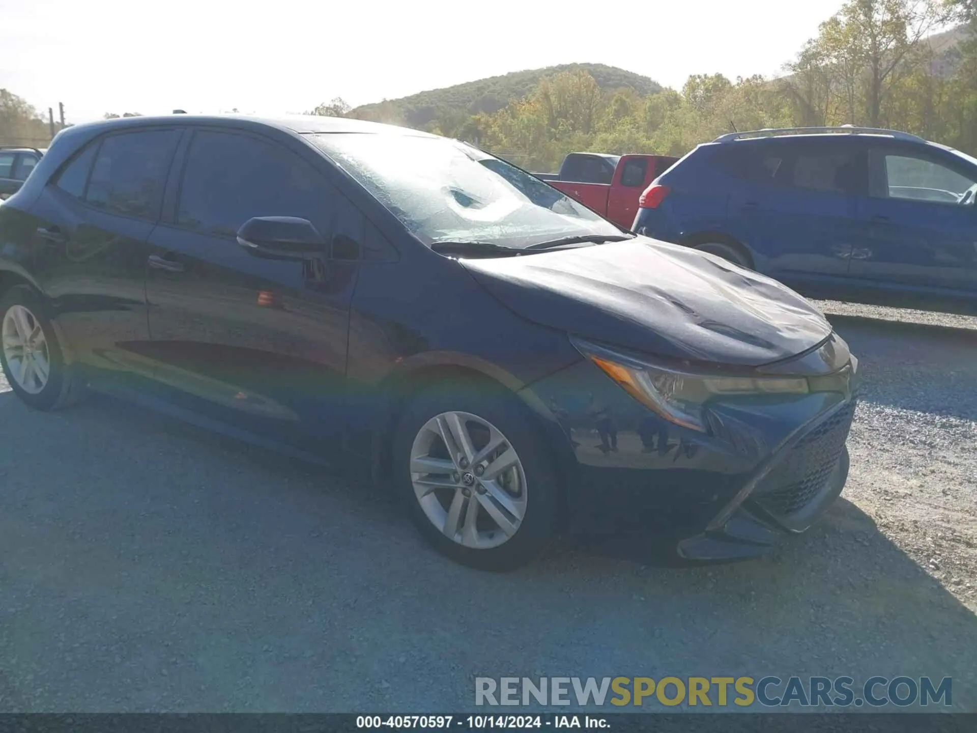 1 Photograph of a damaged car JTND4MBE2N3182372 TOYOTA COROLLA 2022
