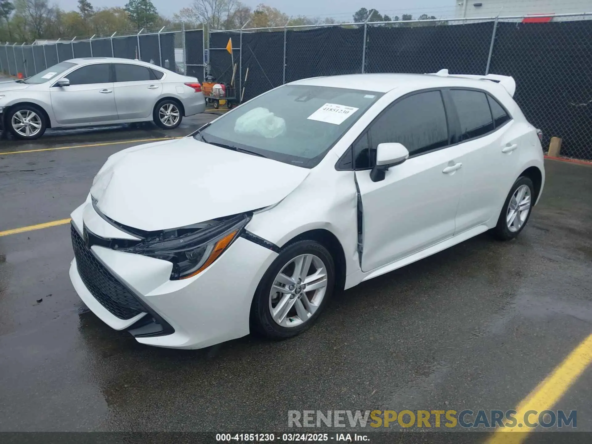 2 Photograph of a damaged car JTND4MBE2N3182758 TOYOTA COROLLA 2022
