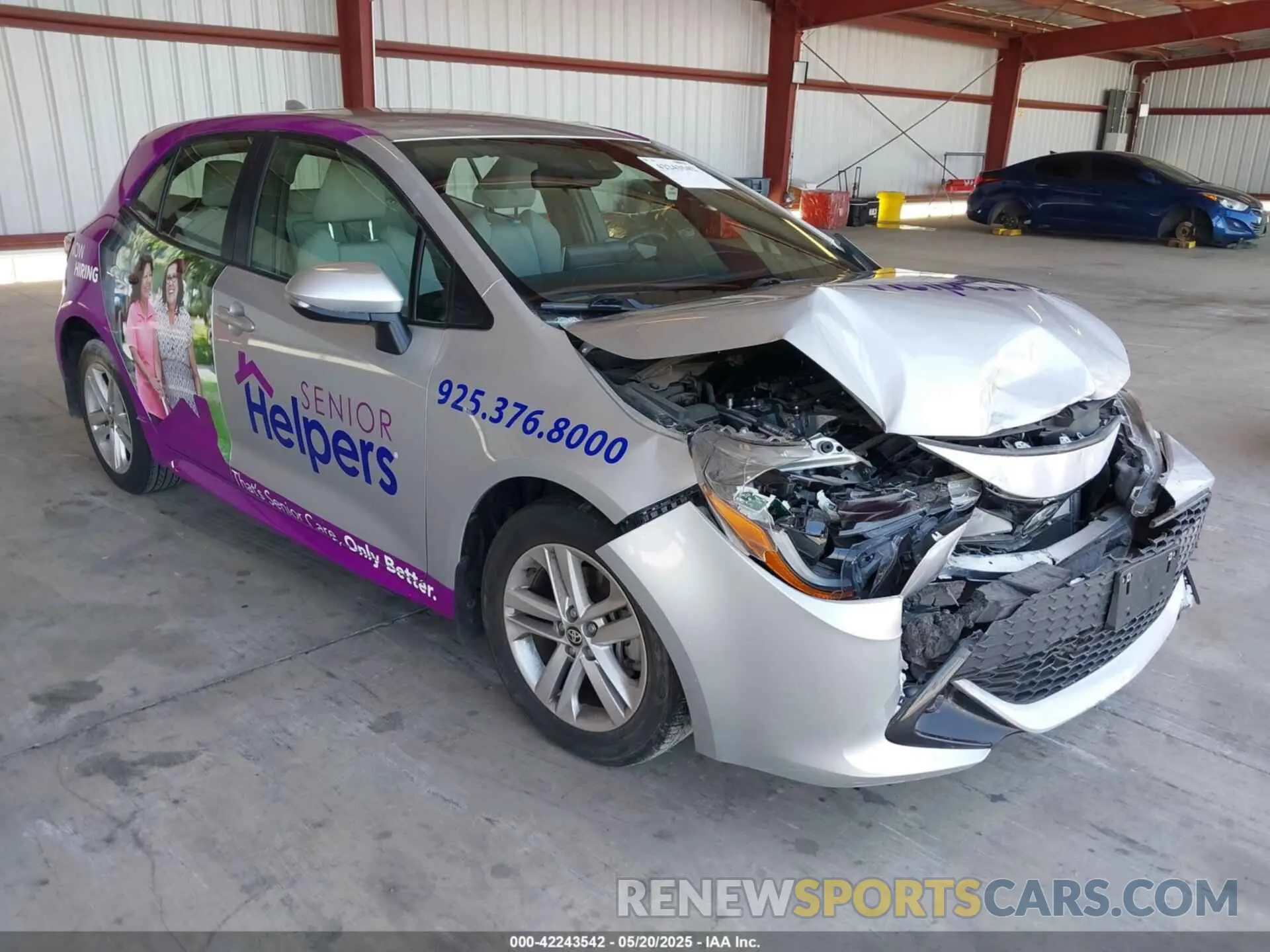 1 Photograph of a damaged car JTND4MBE4N3176704 TOYOTA COROLLA 2022