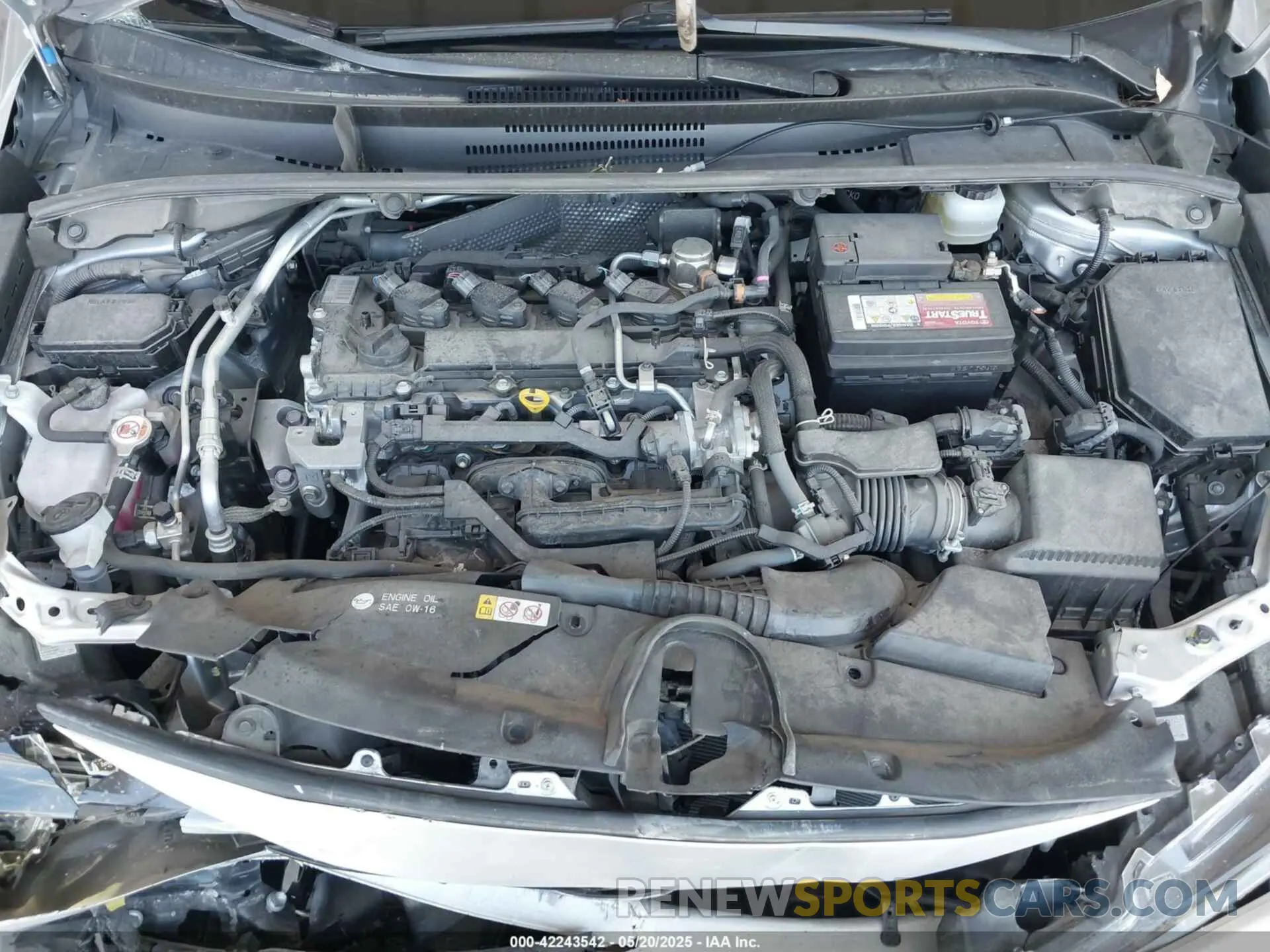 10 Photograph of a damaged car JTND4MBE4N3176704 TOYOTA COROLLA 2022