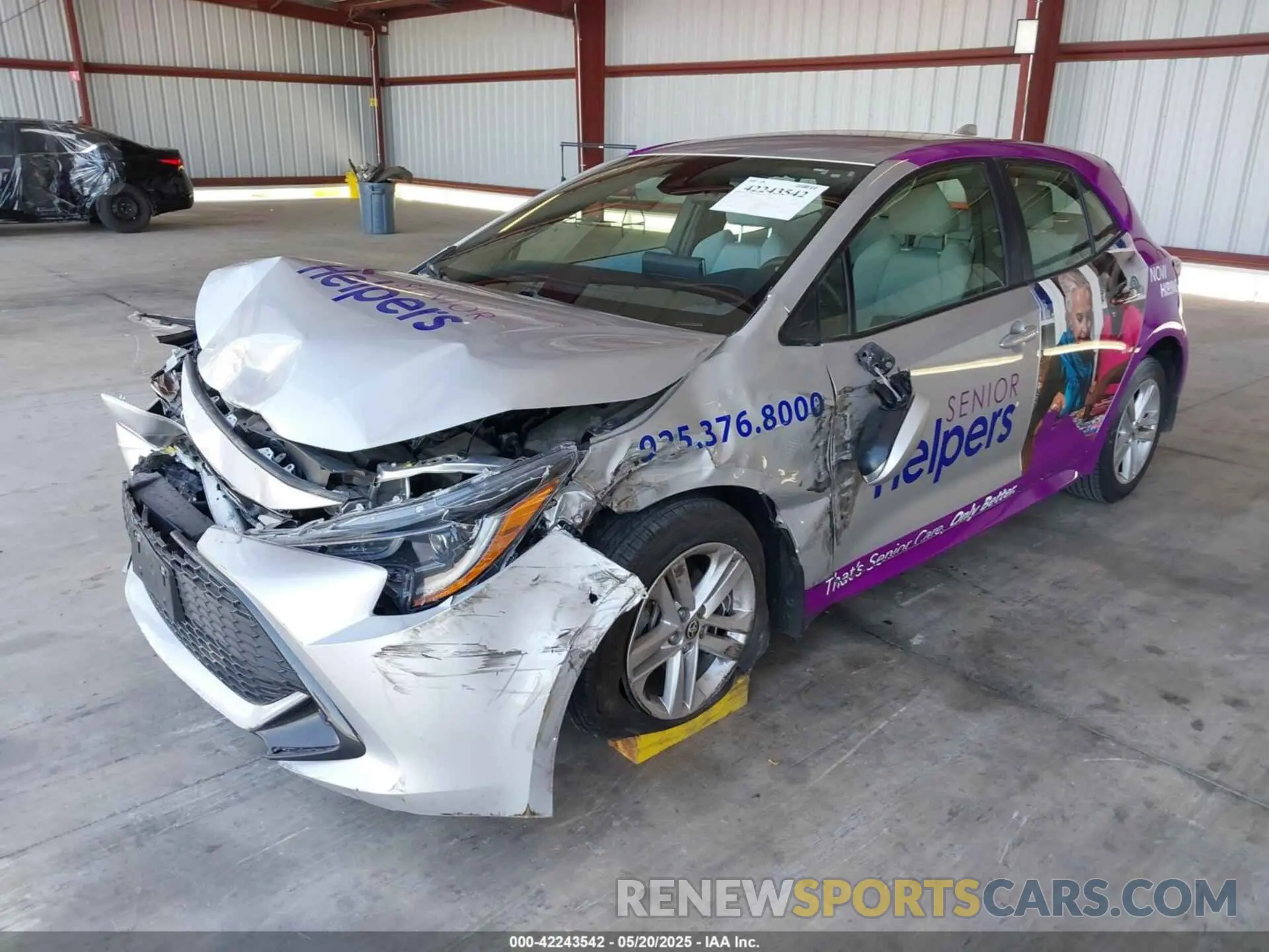 2 Photograph of a damaged car JTND4MBE4N3176704 TOYOTA COROLLA 2022