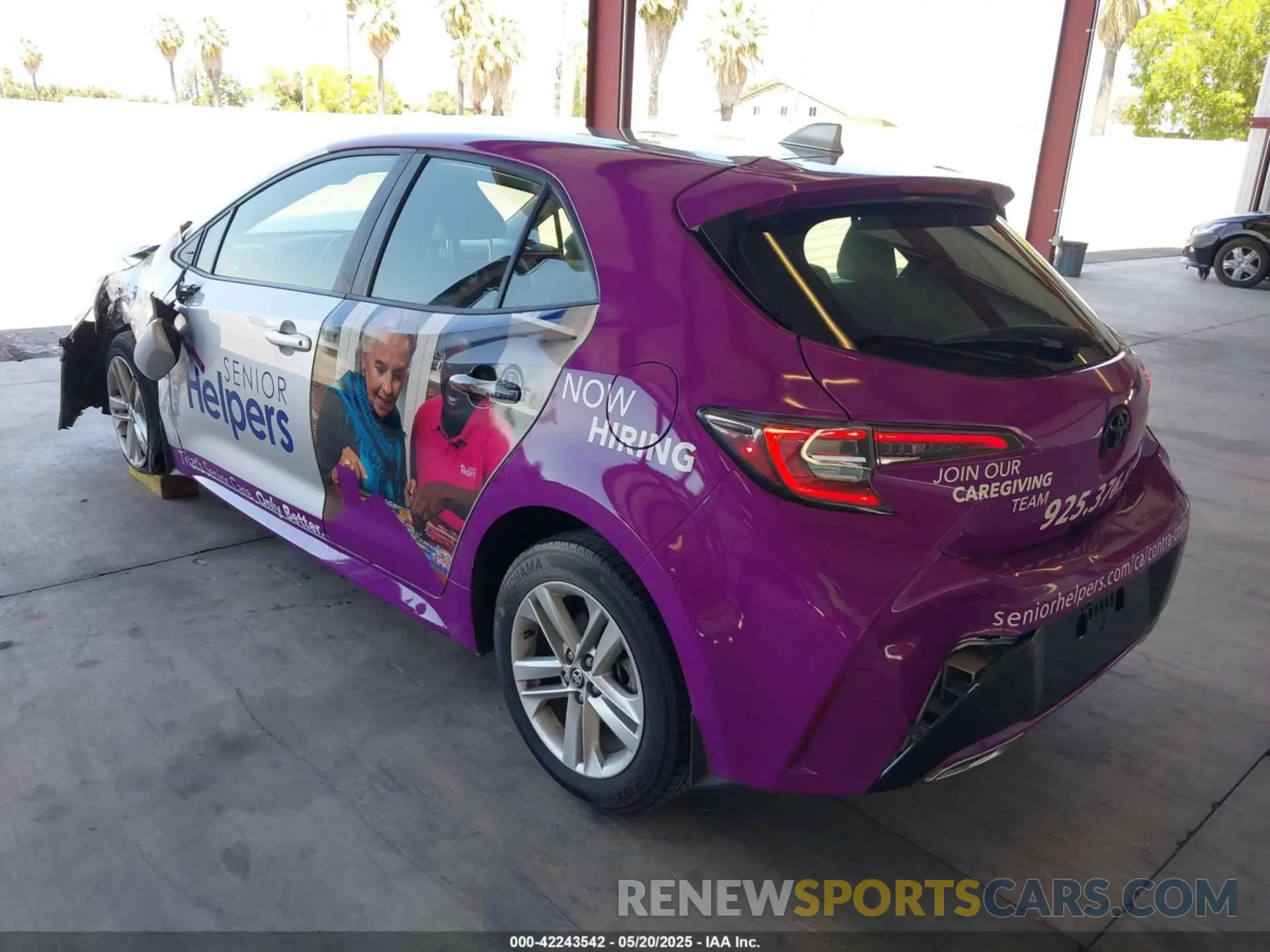 3 Photograph of a damaged car JTND4MBE4N3176704 TOYOTA COROLLA 2022