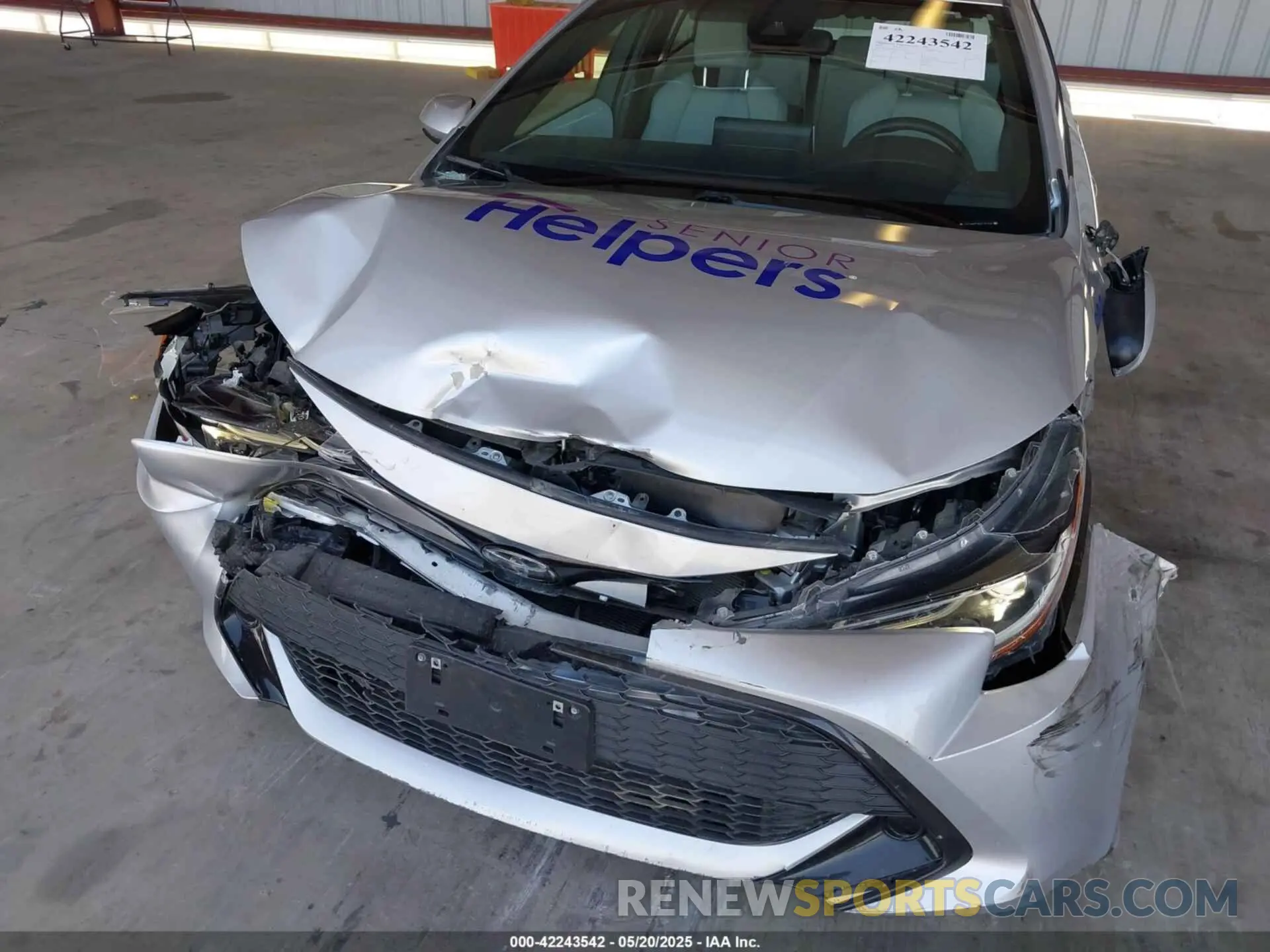 6 Photograph of a damaged car JTND4MBE4N3176704 TOYOTA COROLLA 2022
