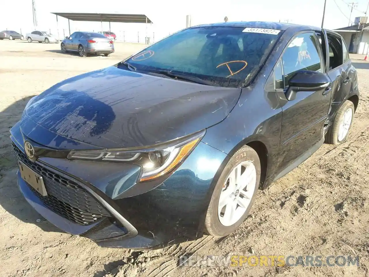 2 Photograph of a damaged car JTND4MBE5N3147583 TOYOTA COROLLA 2022