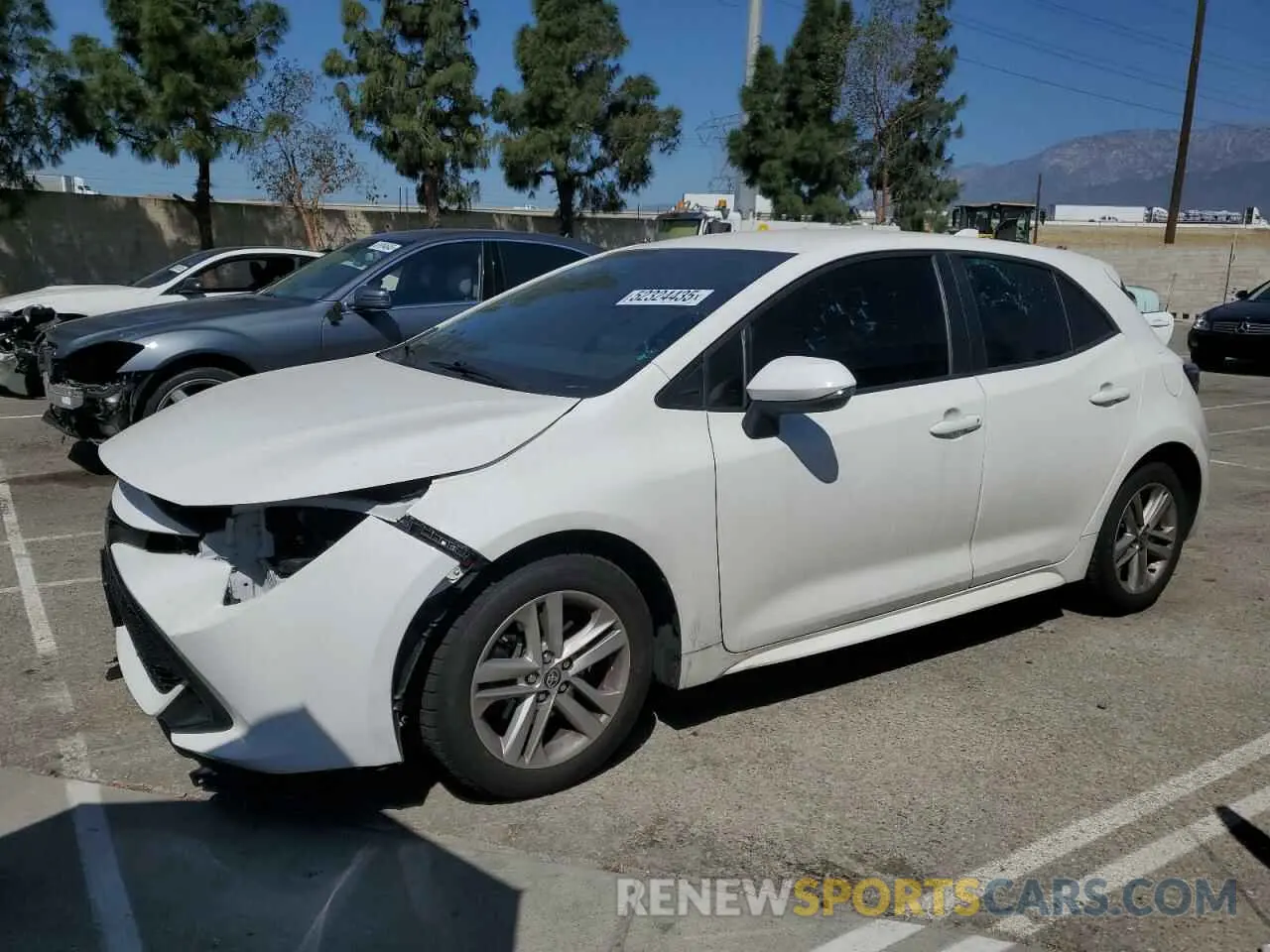 1 Photograph of a damaged car JTND4MBE5N3148944 TOYOTA COROLLA 2022