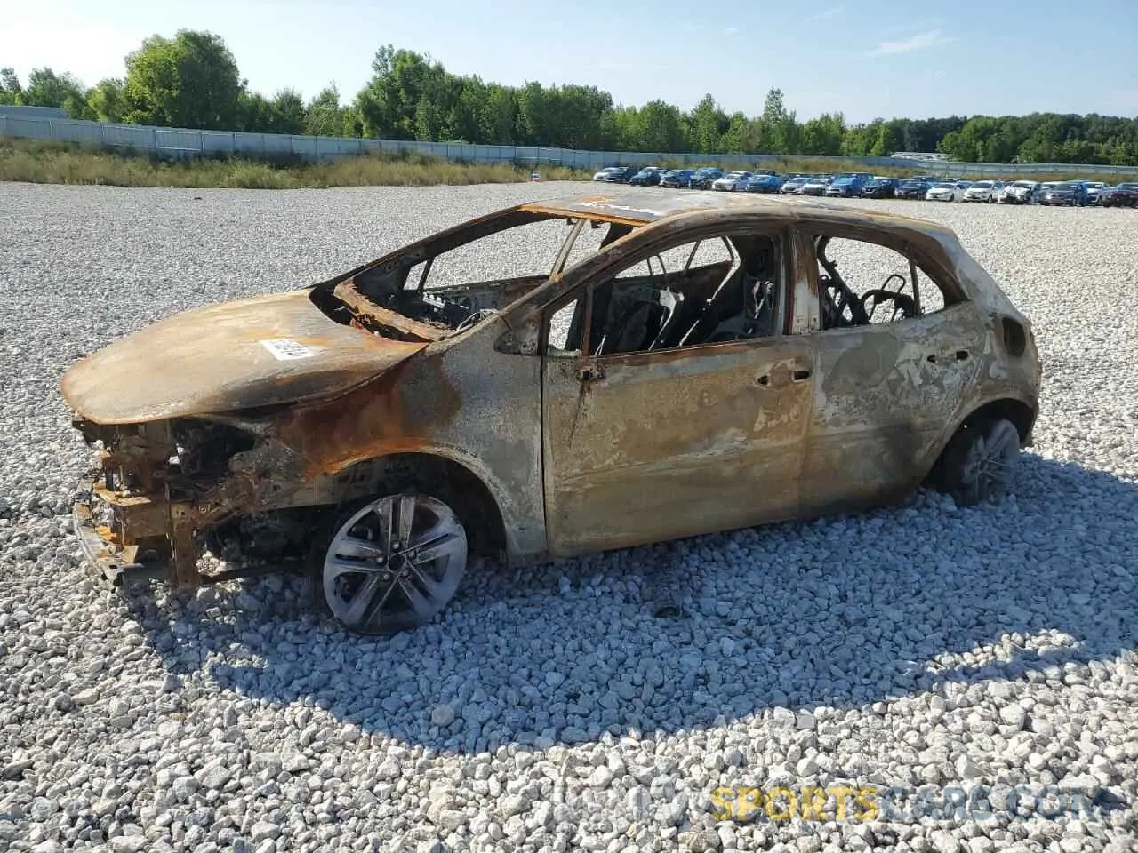 1 Photograph of a damaged car JTND4MBE5N3176758 TOYOTA COROLLA 2022