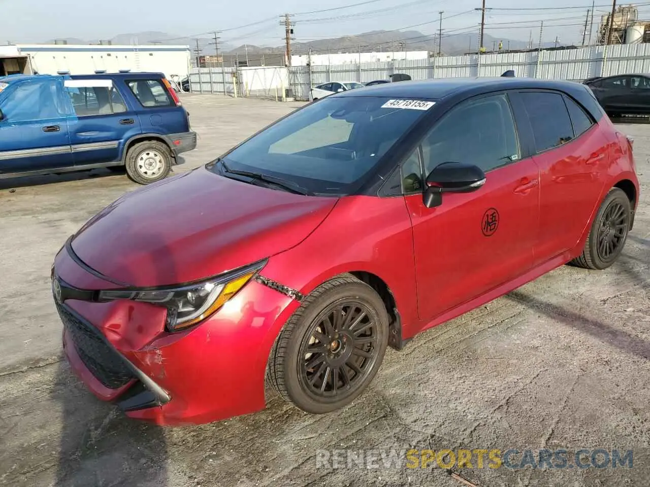 1 Photograph of a damaged car JTND4MBE5N3190983 TOYOTA COROLLA 2022