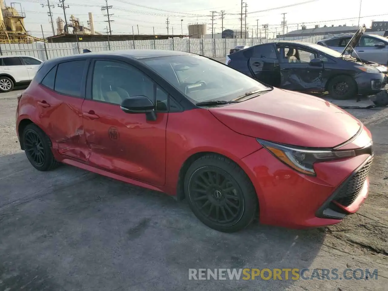 4 Photograph of a damaged car JTND4MBE5N3190983 TOYOTA COROLLA 2022