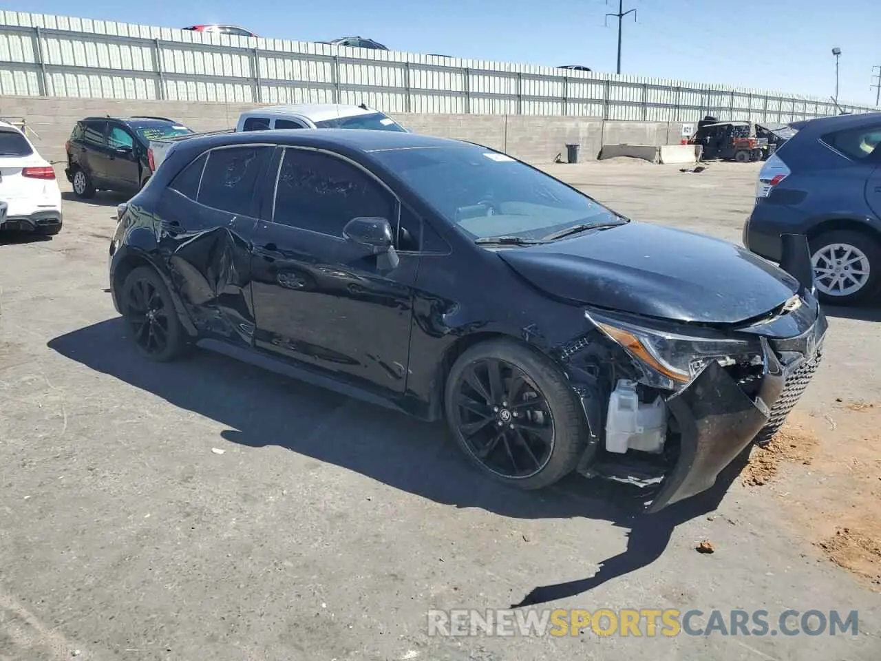 4 Photograph of a damaged car JTND4MBE6N3184979 TOYOTA COROLLA 2022