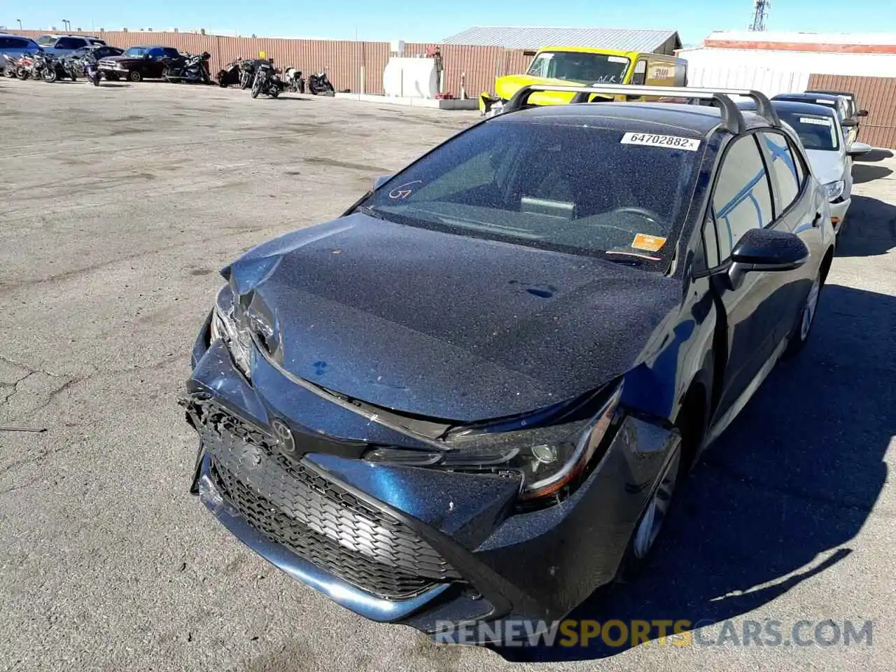 2 Photograph of a damaged car JTND4MBE7N3173196 TOYOTA COROLLA 2022