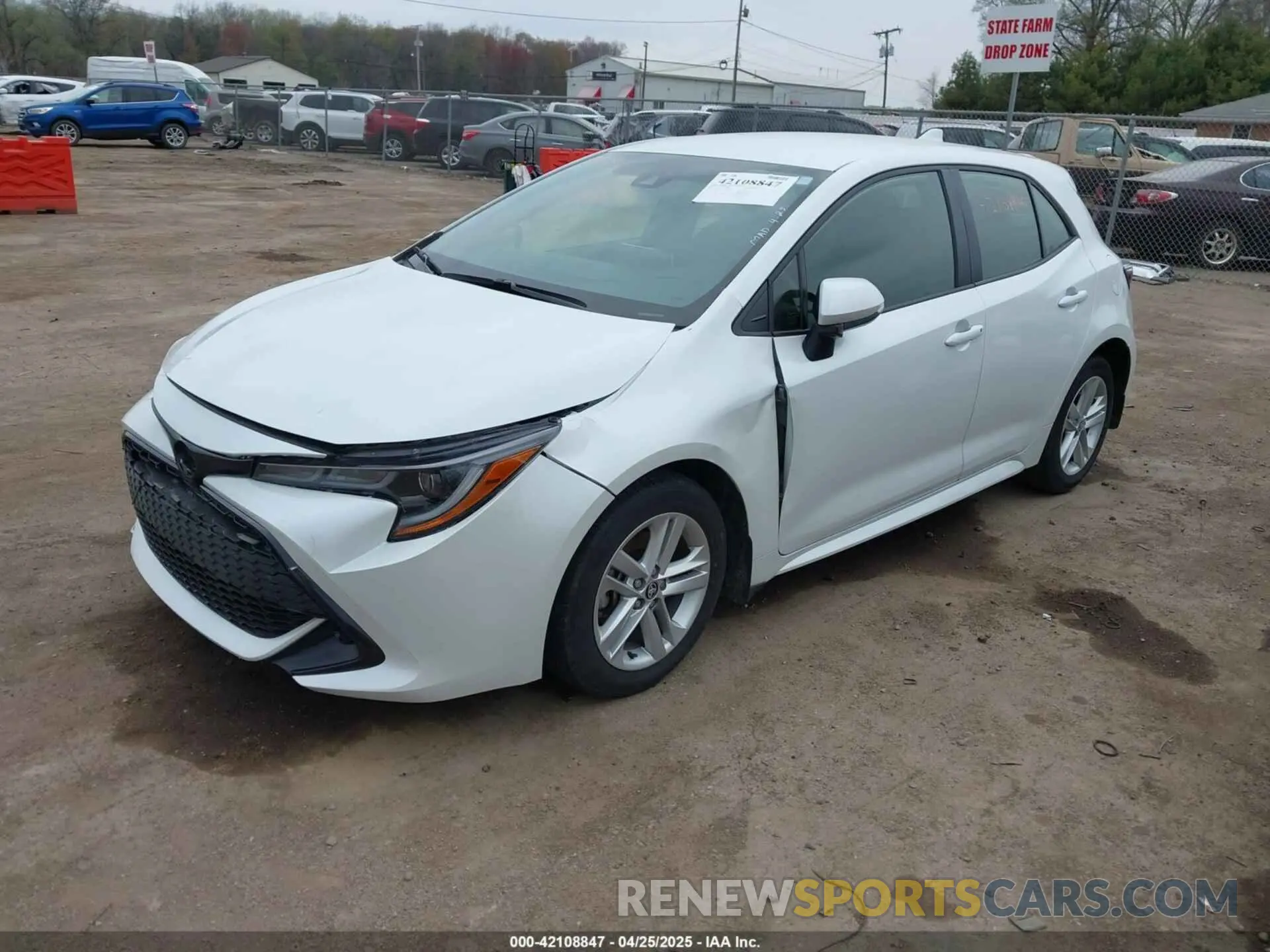 2 Photograph of a damaged car JTND4MBE7N3179788 TOYOTA COROLLA 2022