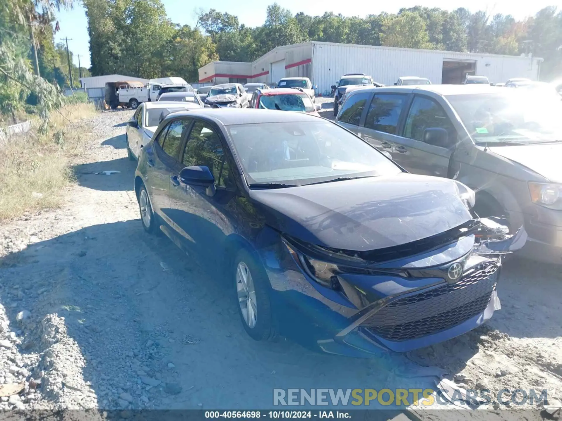 1 Photograph of a damaged car JTND4MBE7N3184814 TOYOTA COROLLA 2022